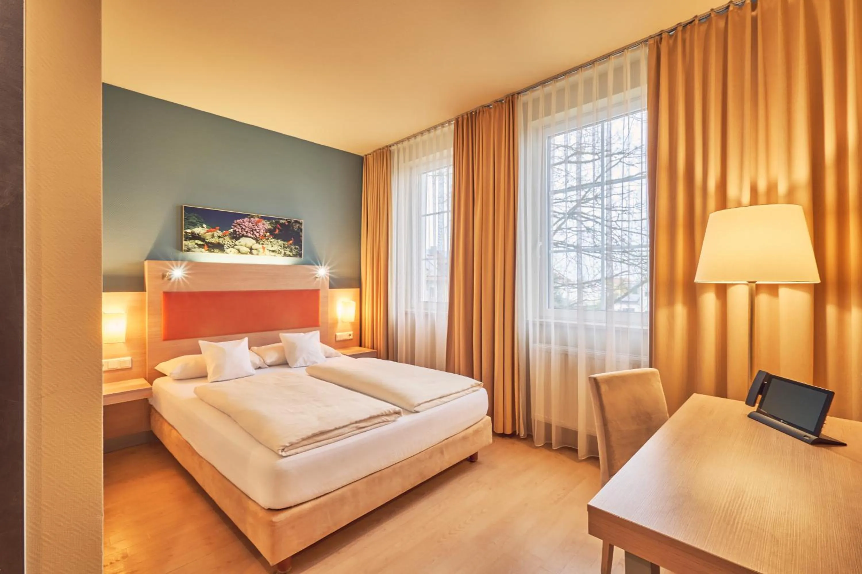 Photo of the whole room, Bed in AKZENT Hotel Aufkirchen