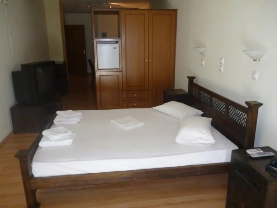Bed in Hotel Korinthos