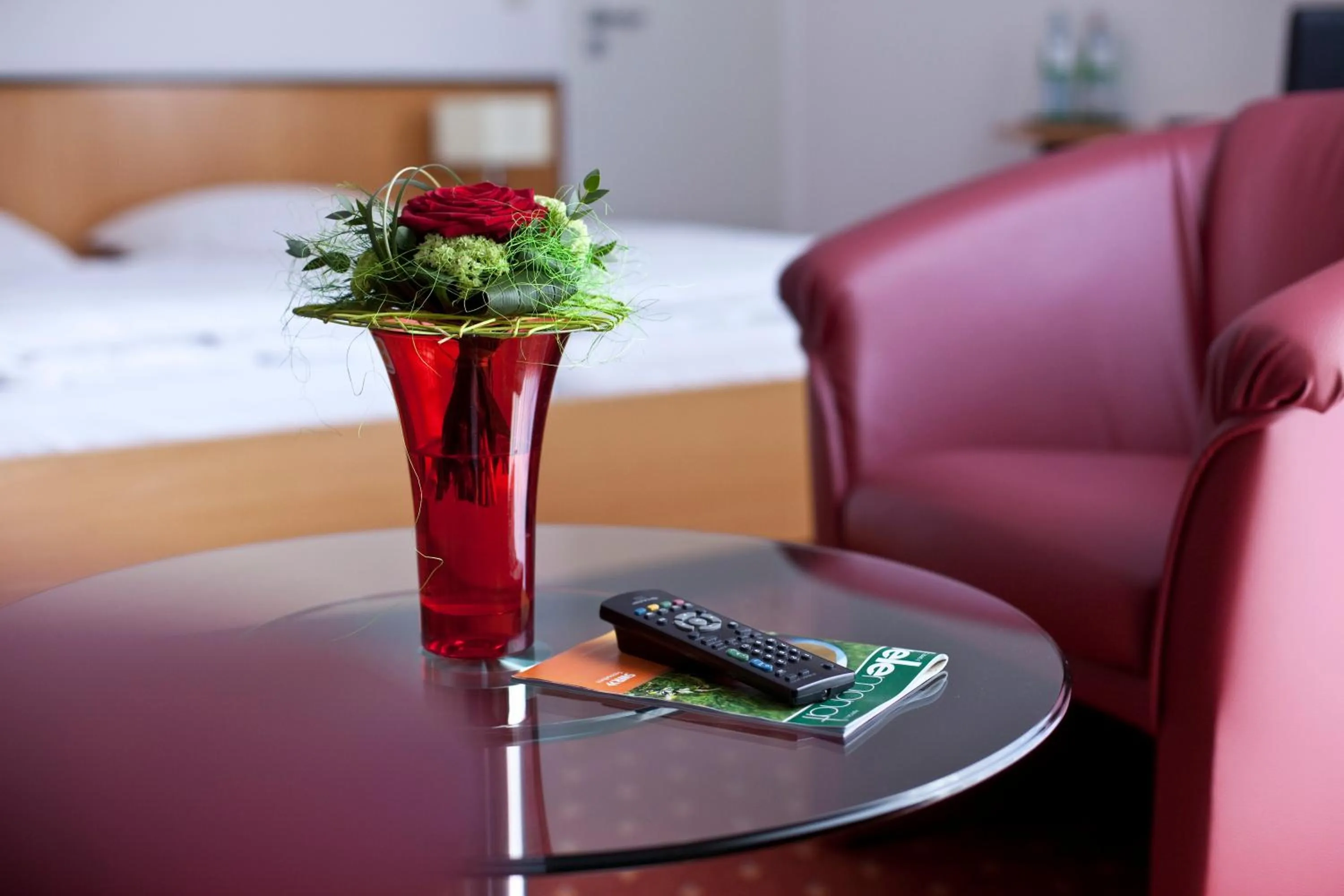 Decorative detail, Bed in Hotel Am Braunen Hirsch