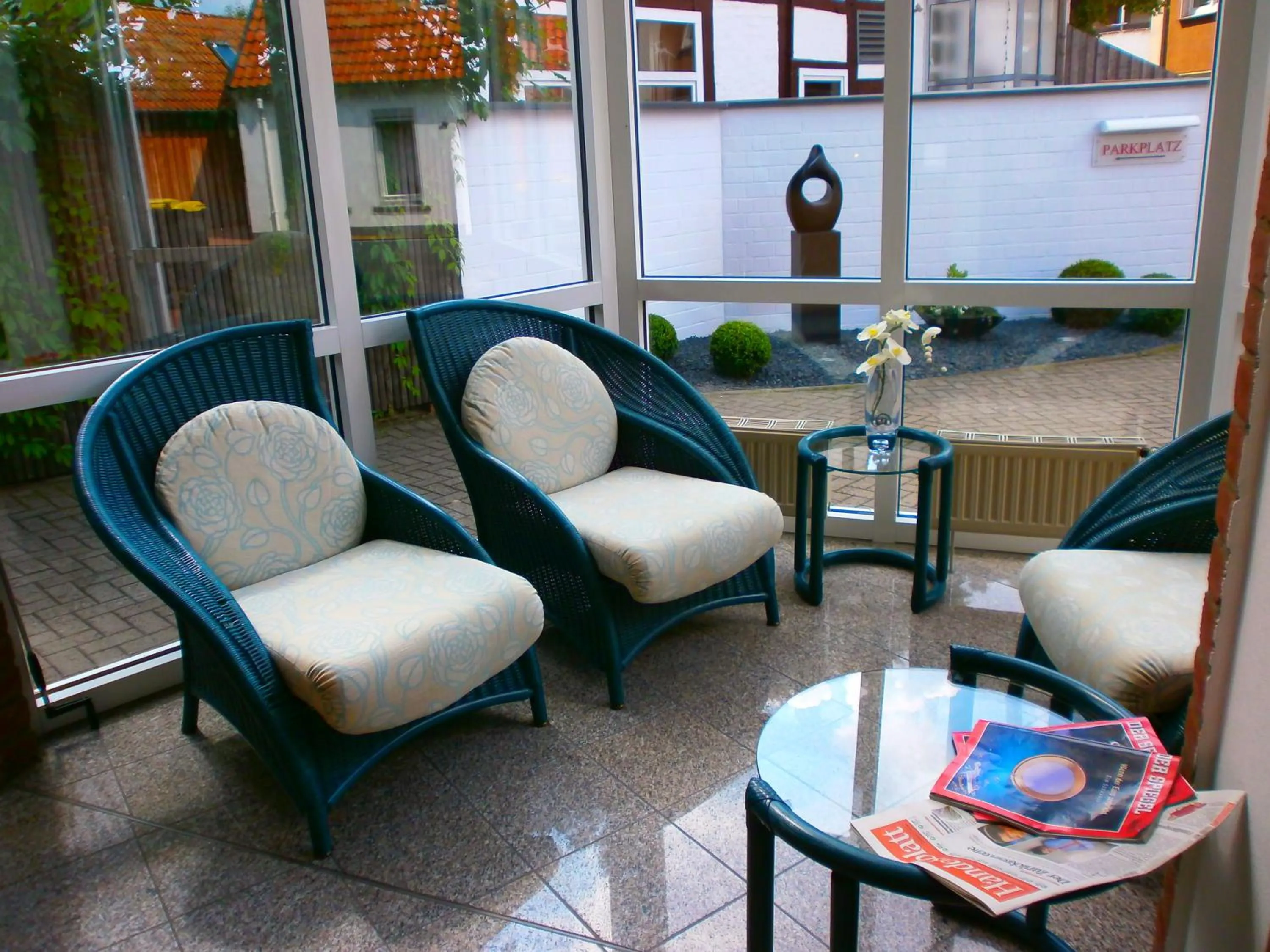 Lobby or reception in Hotel Am Braunen Hirsch