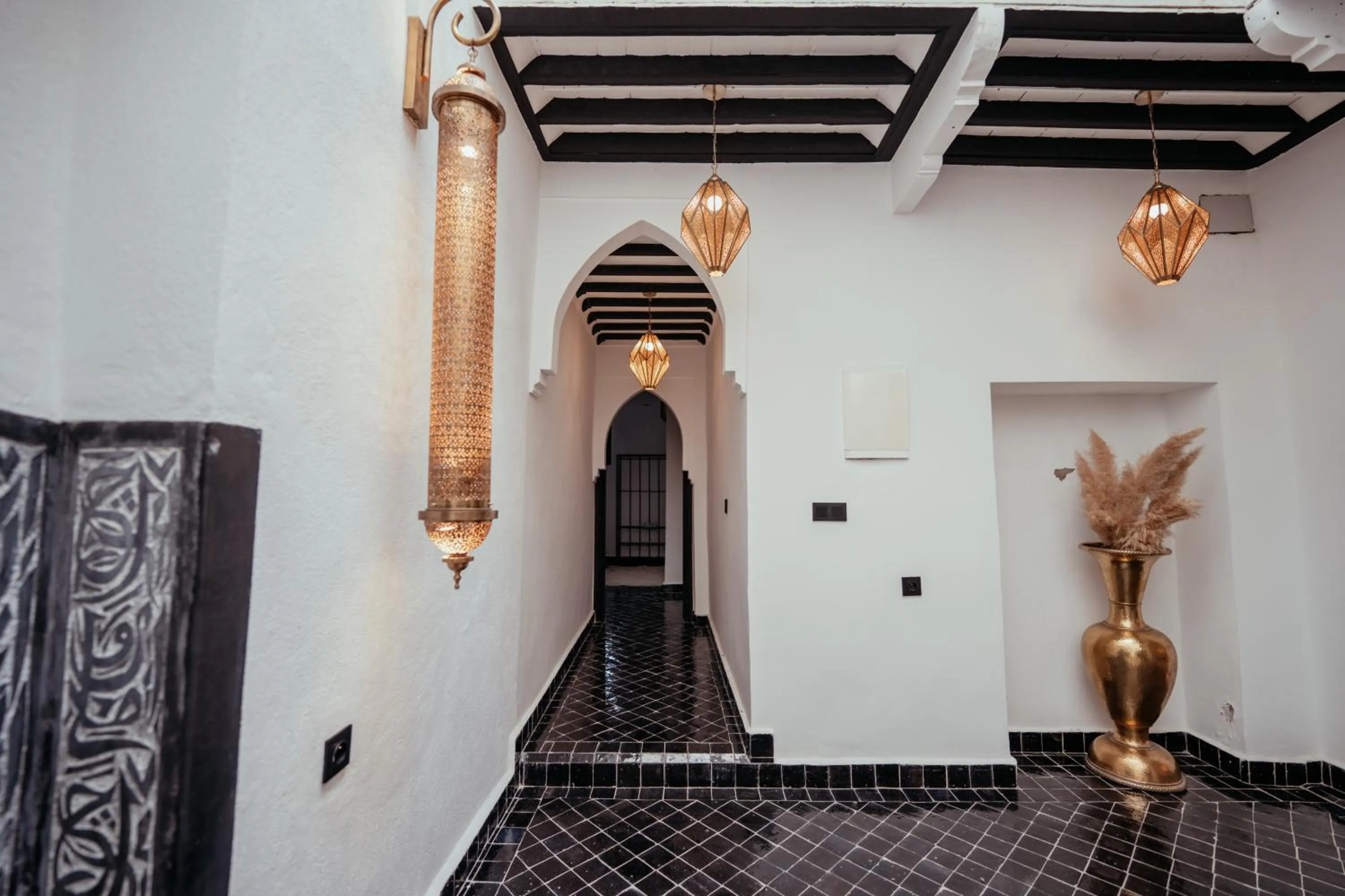 Inner courtyard view in Riad Agdal Royal & Spa