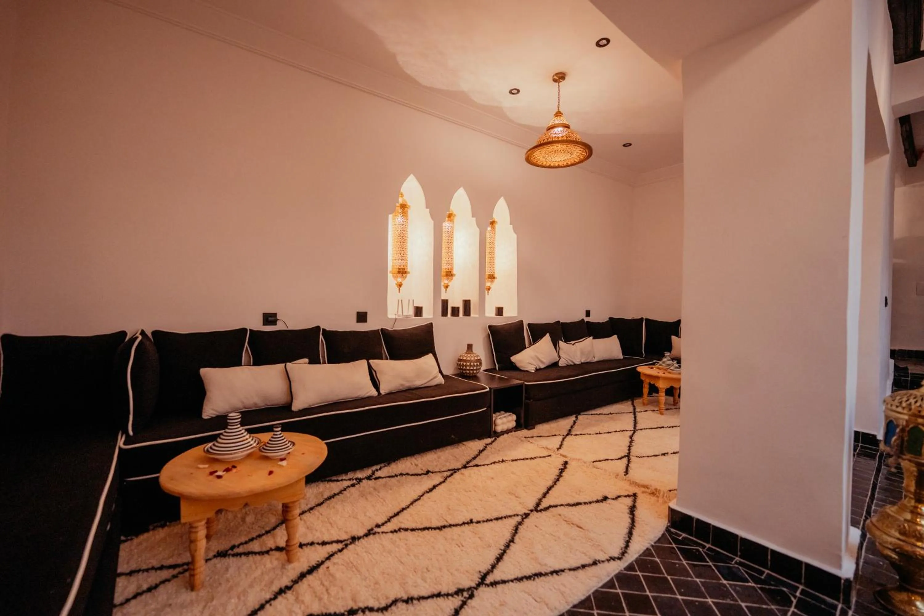 Living room in Riad Agdal Royal & Spa