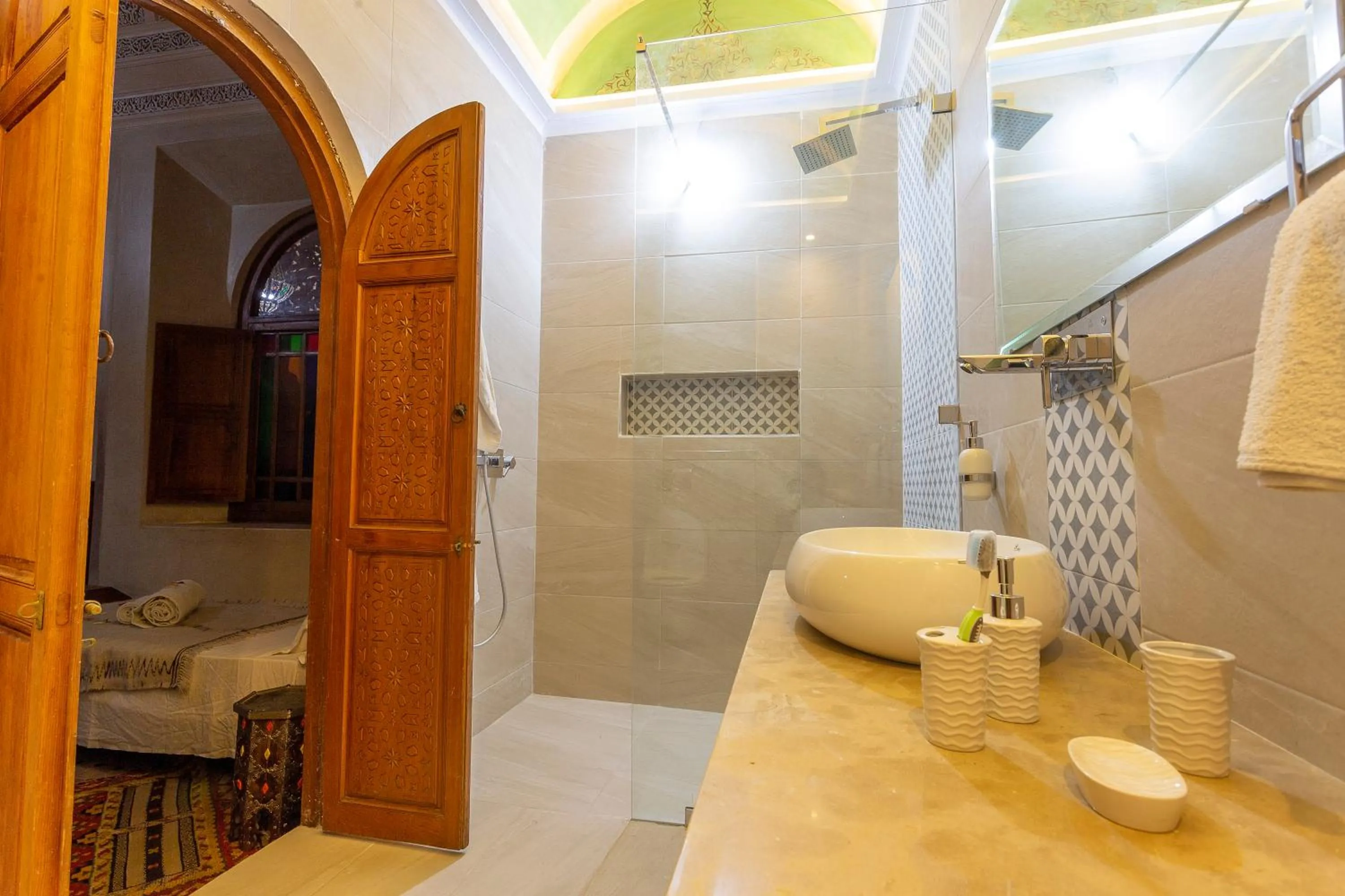 Shower in Riad Agdal Royal & Spa