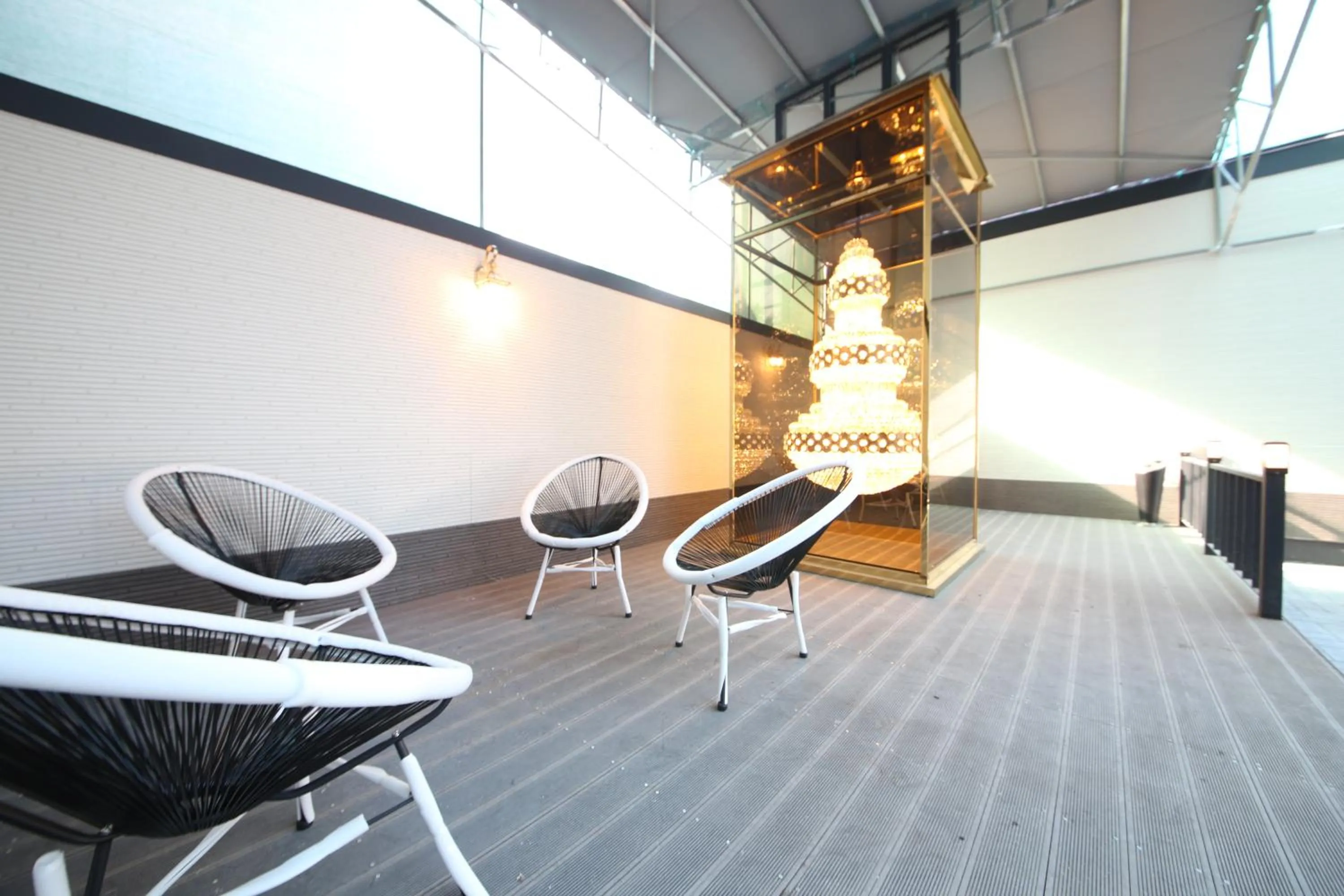 Balcony/Terrace in Den Basta Hotel