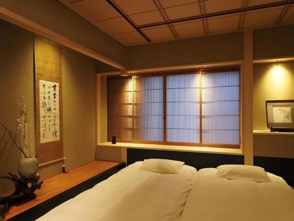 Bed in Ishibekoji Muan