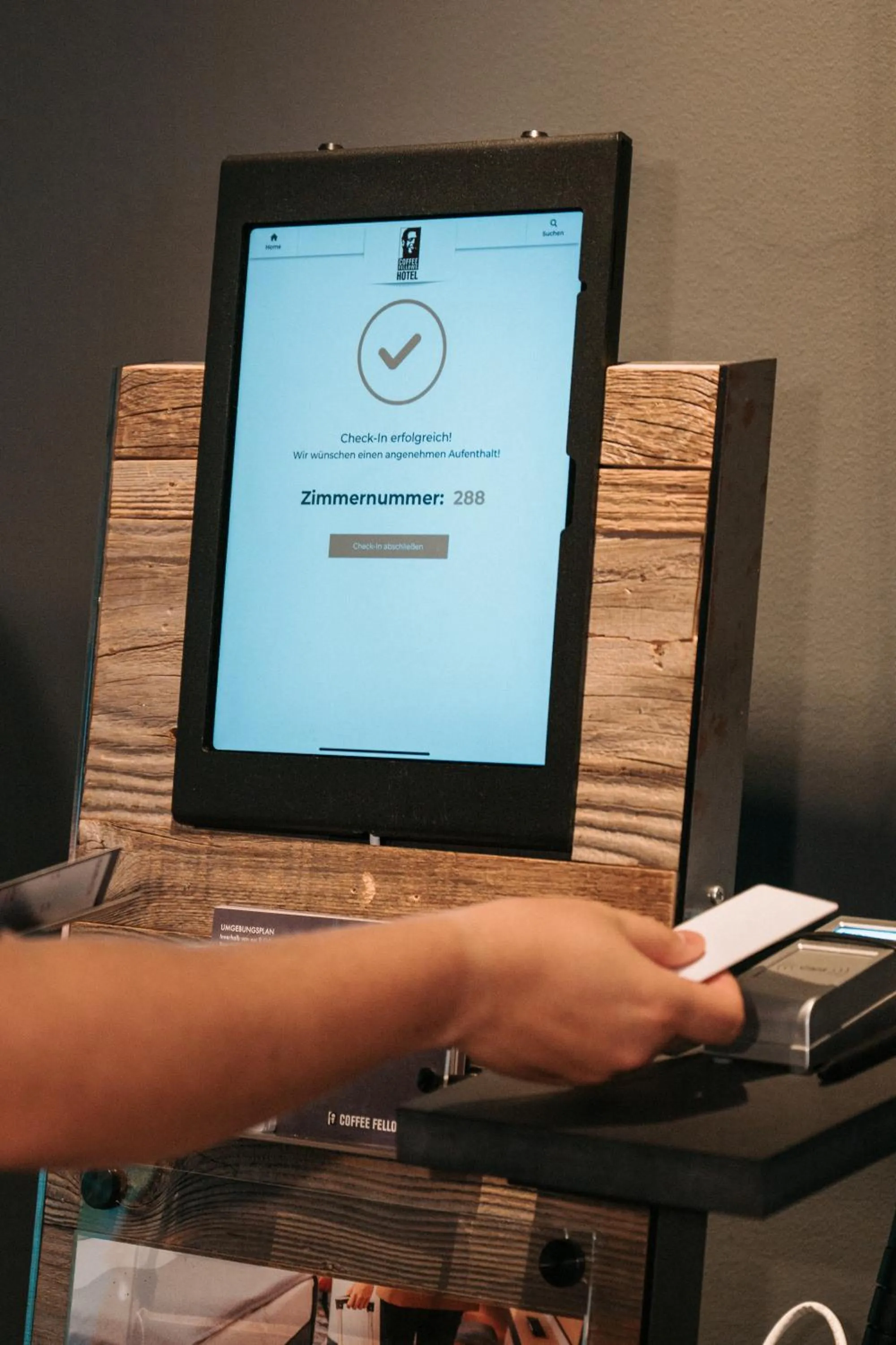 Lobby or reception in Feringapark Hotel by Coffee Fellows Hotels