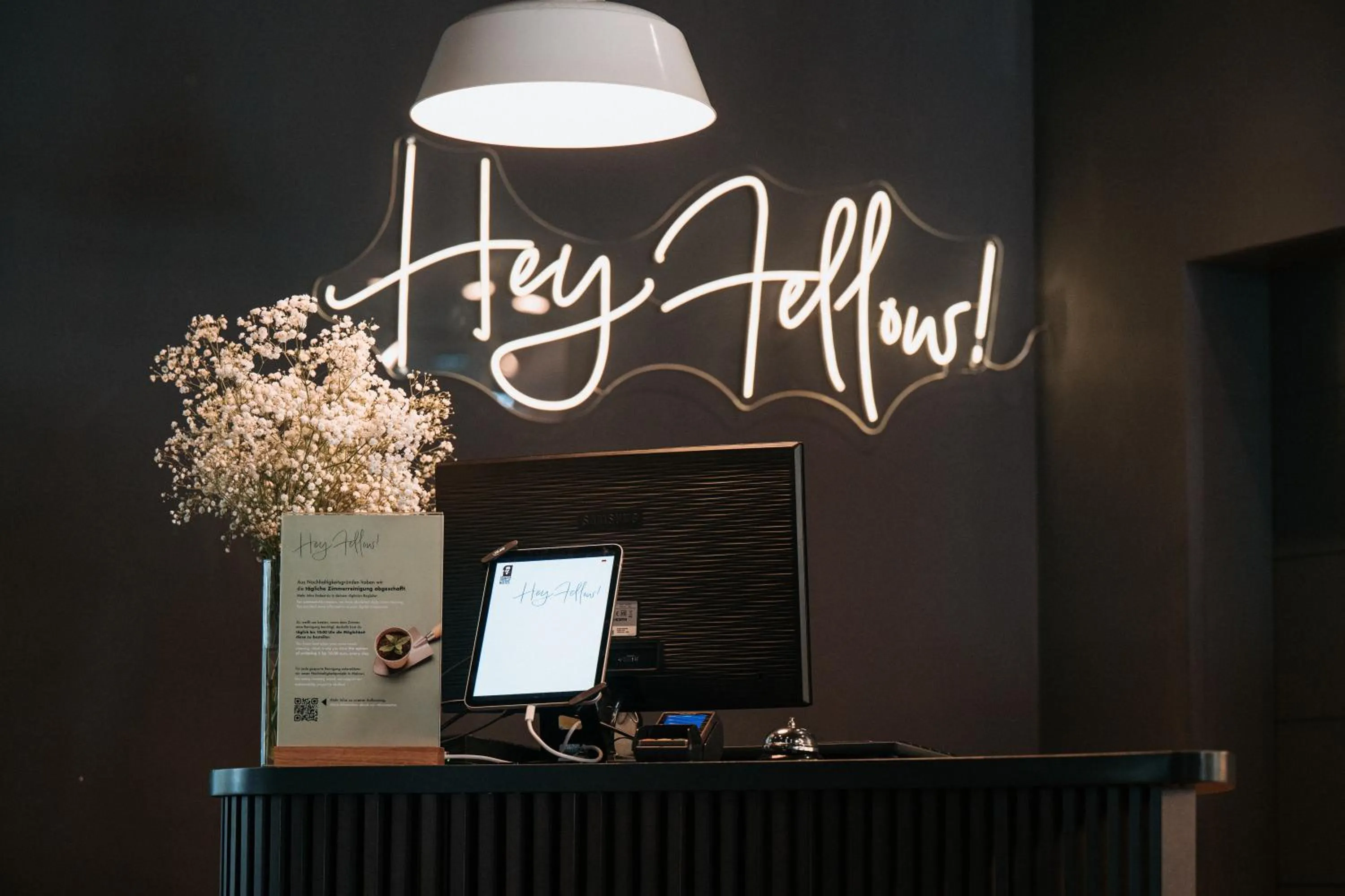 Lobby or reception in Feringapark Hotel by Coffee Fellows Hotels