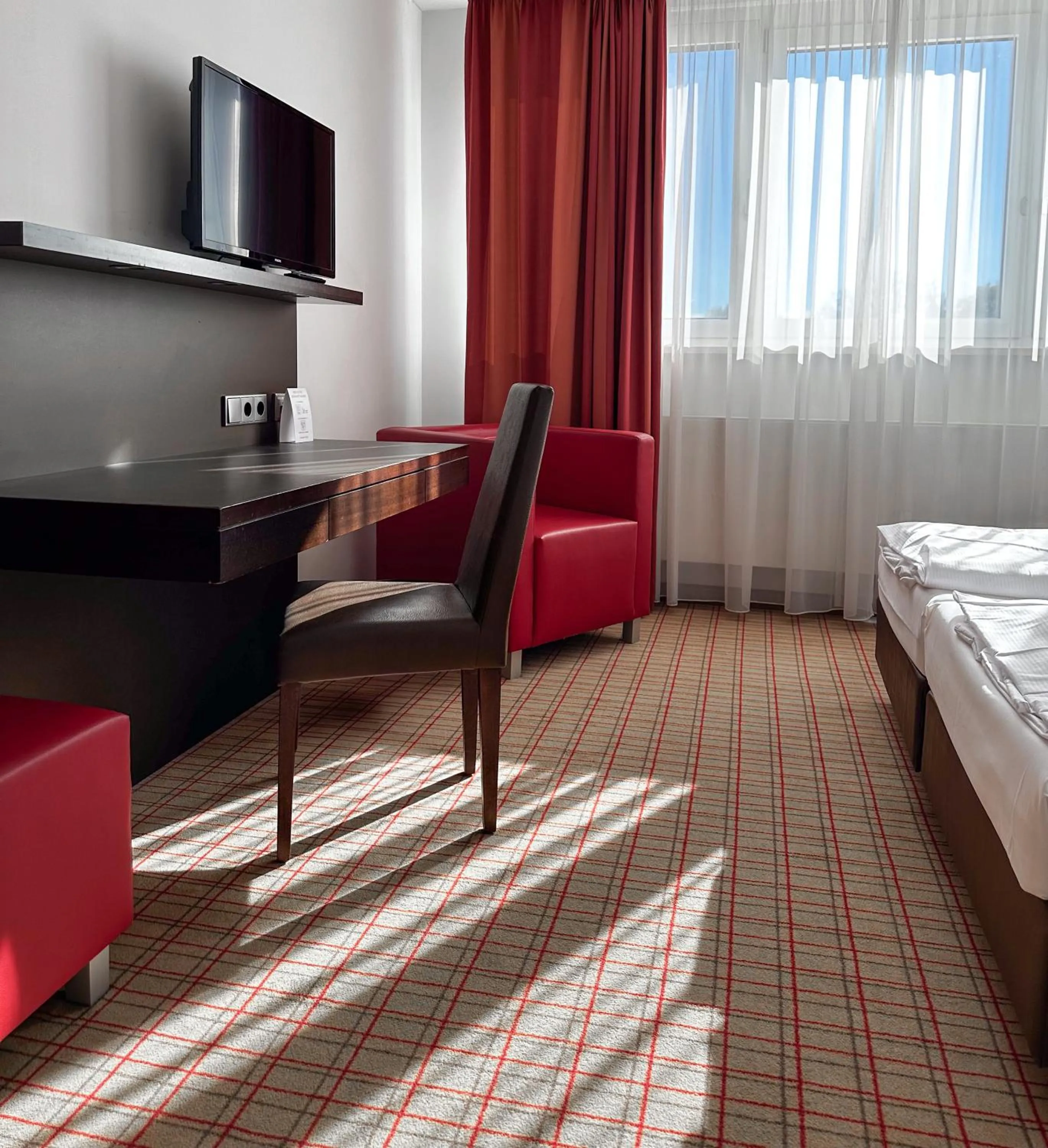 Photo of the whole room, Bed in Feringapark Hotel by Coffee Fellows Hotels