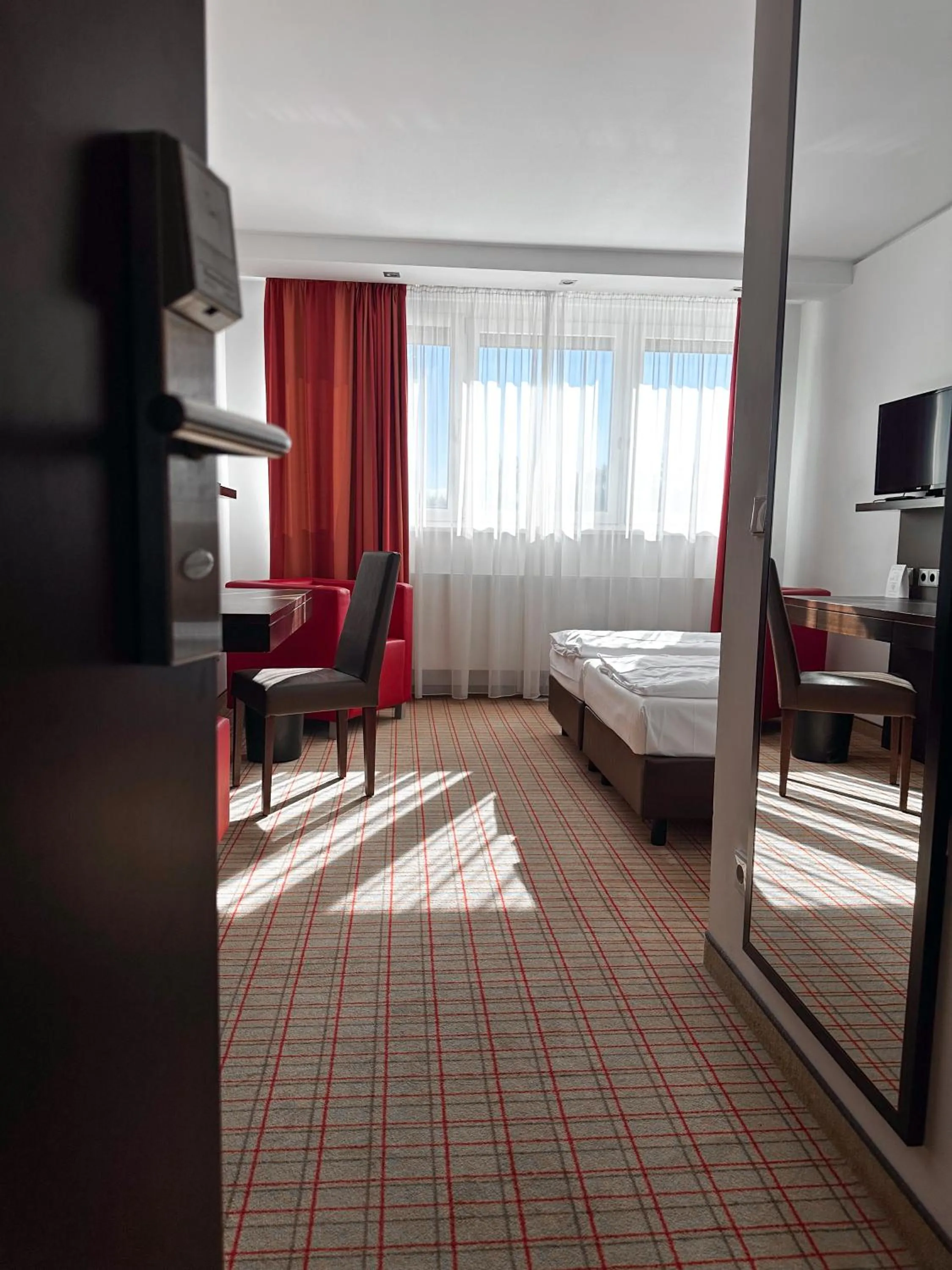 Photo of the whole room, Bed in Feringapark Hotel by Coffee Fellows Hotels