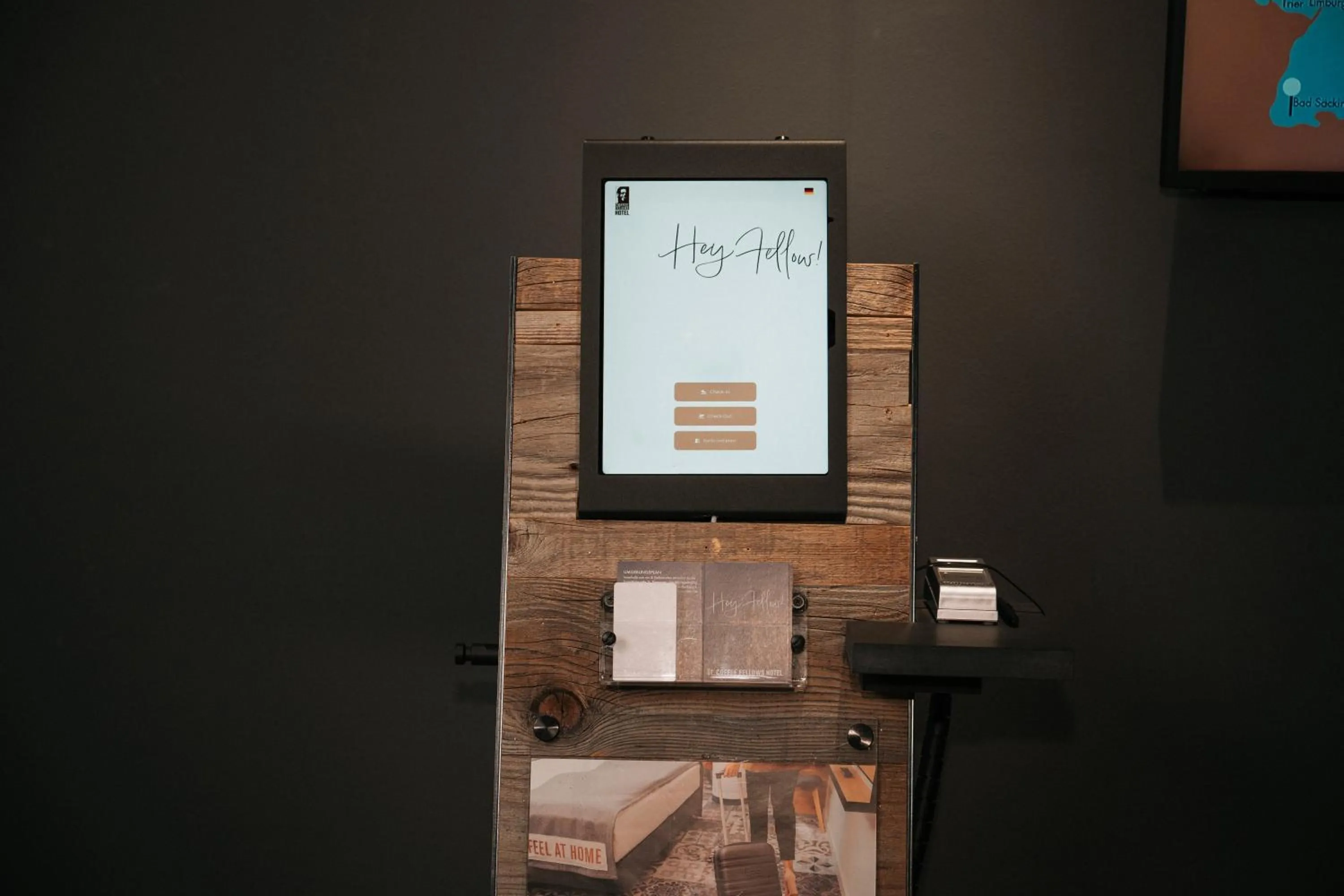 Lobby or reception in Feringapark Hotel by Coffee Fellows Hotels