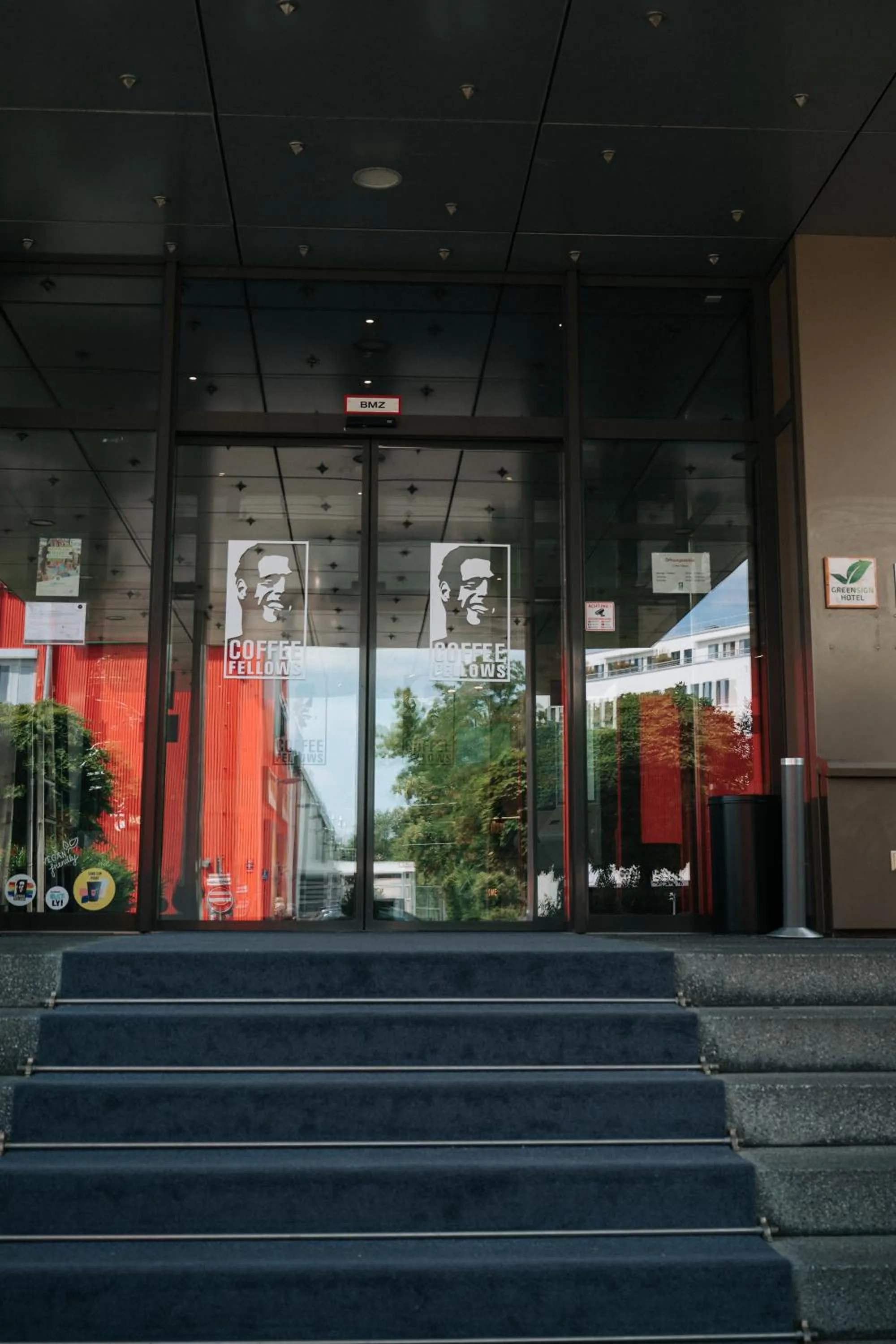 Facade/entrance in Feringapark Hotel by Coffee Fellows Hotels