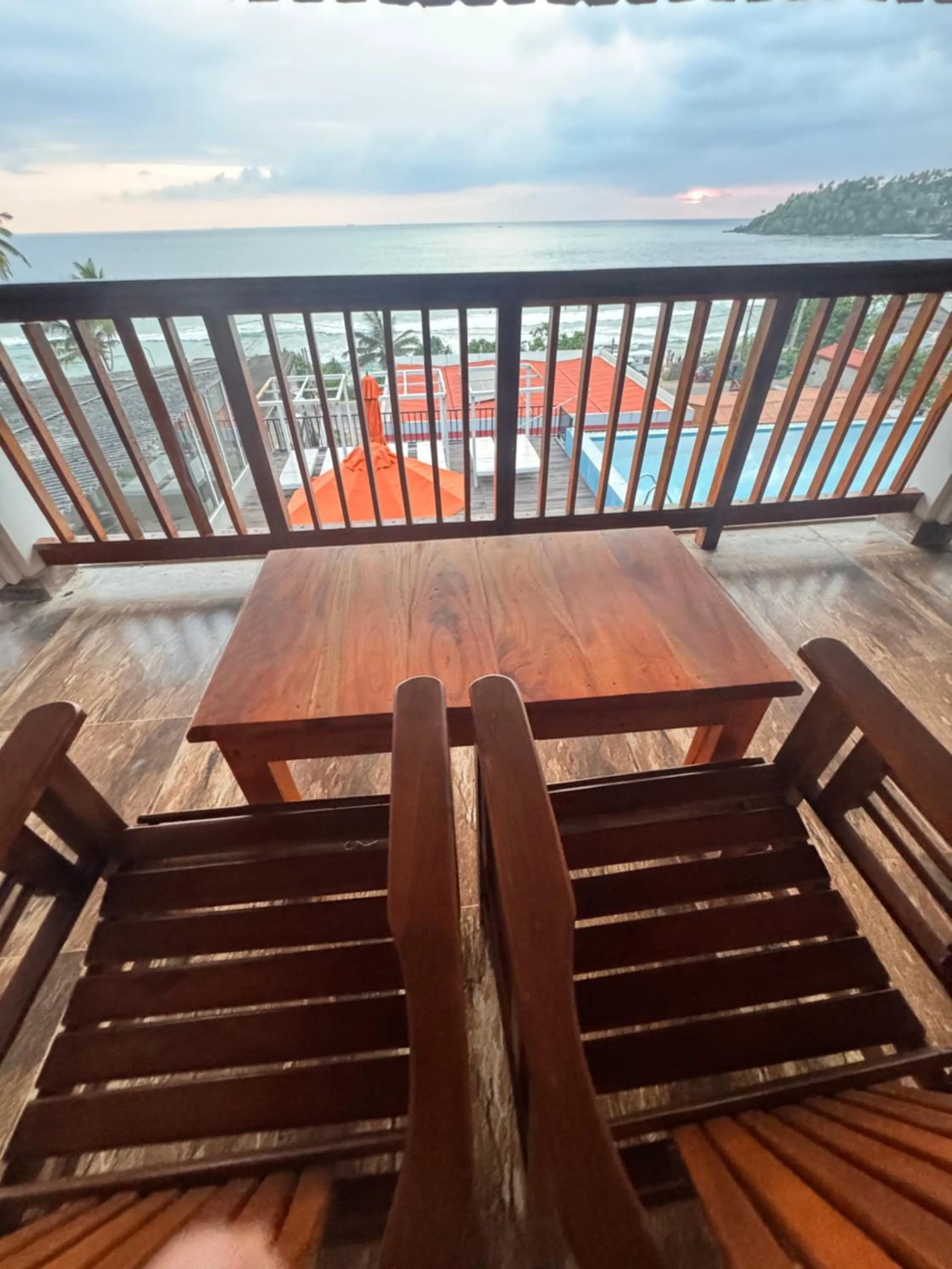 Seating area in One World Mirissa