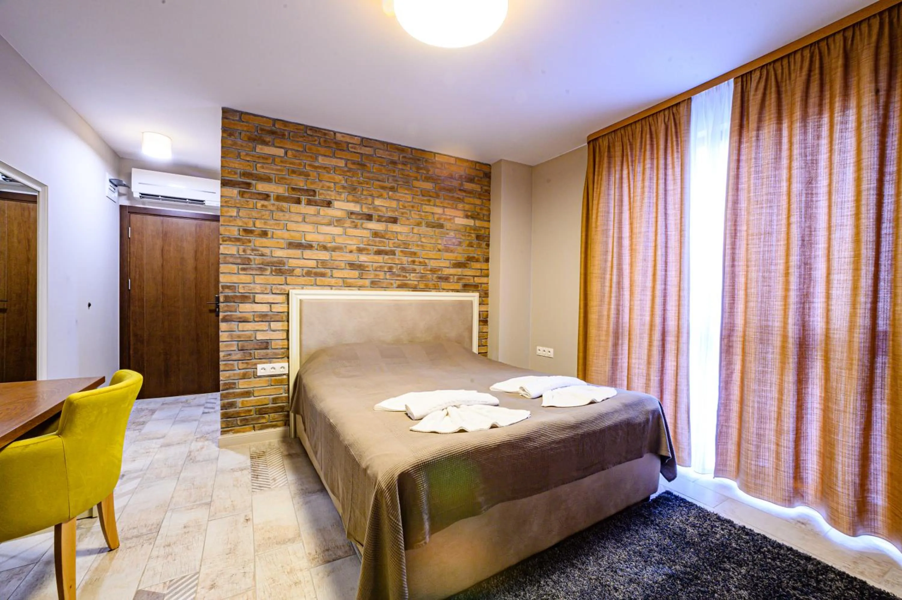 Bed in Antique Boutique Hotel