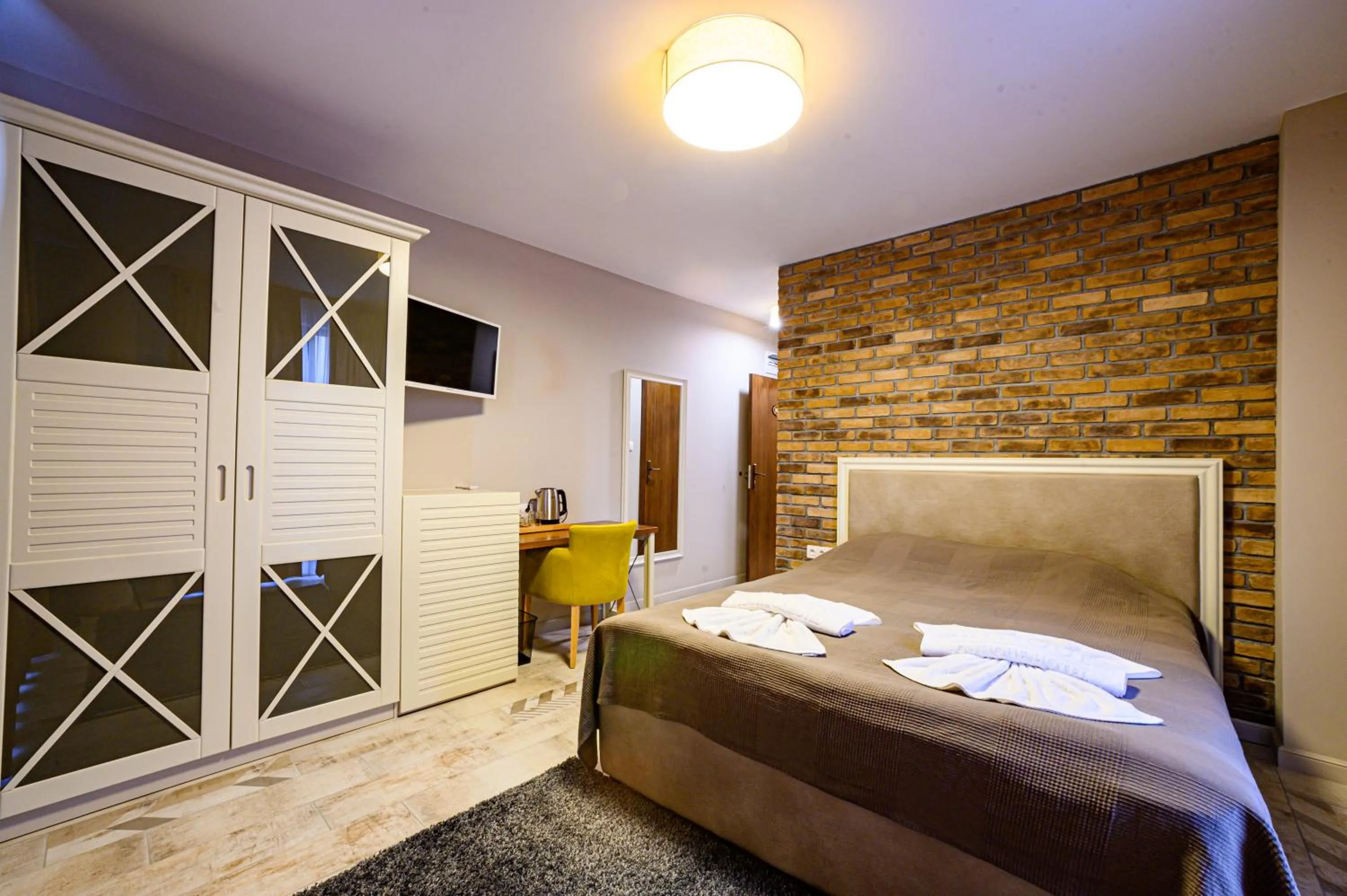 Bed in Antique Boutique Hotel