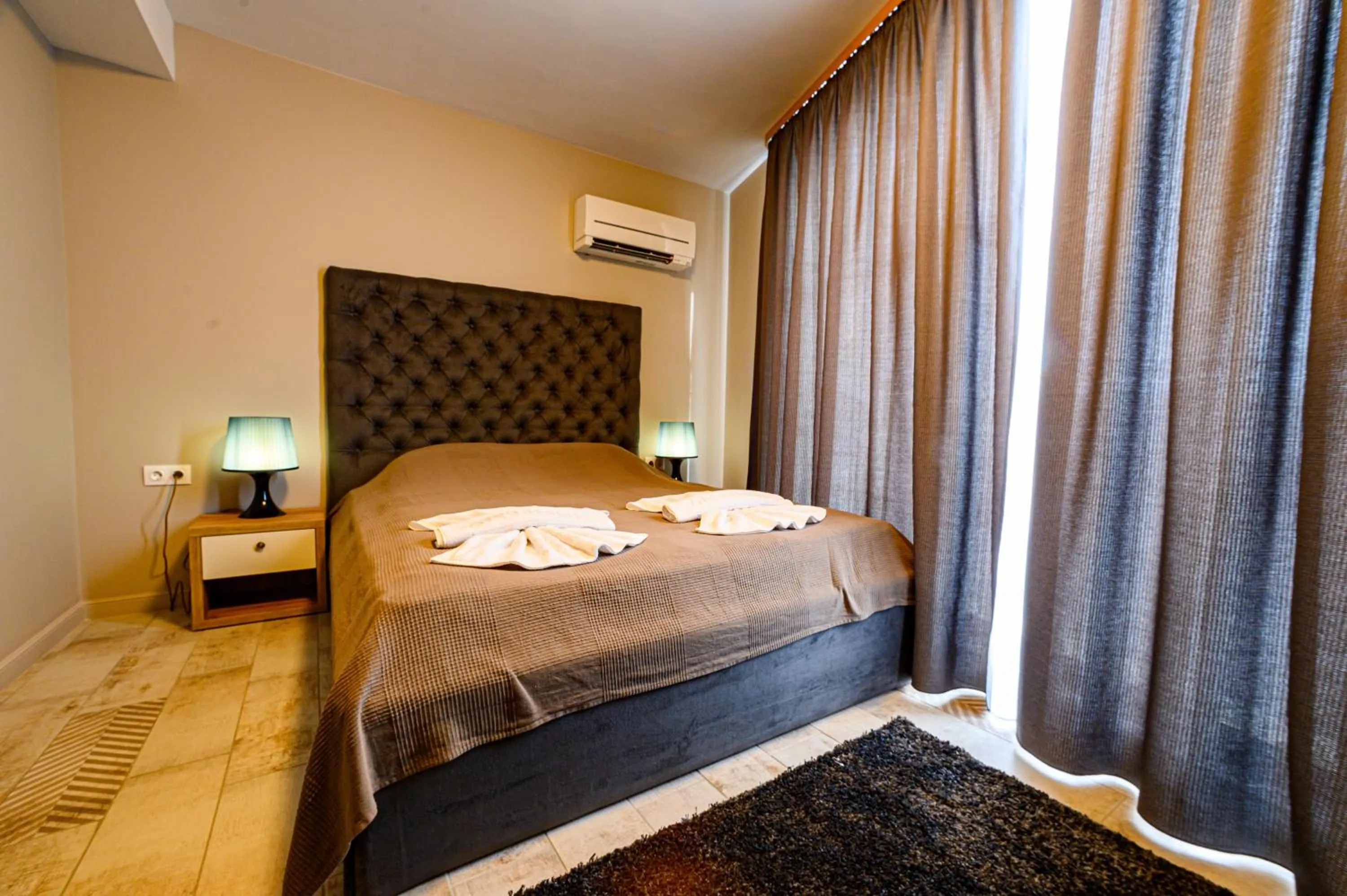 Bed in Antique Boutique Hotel