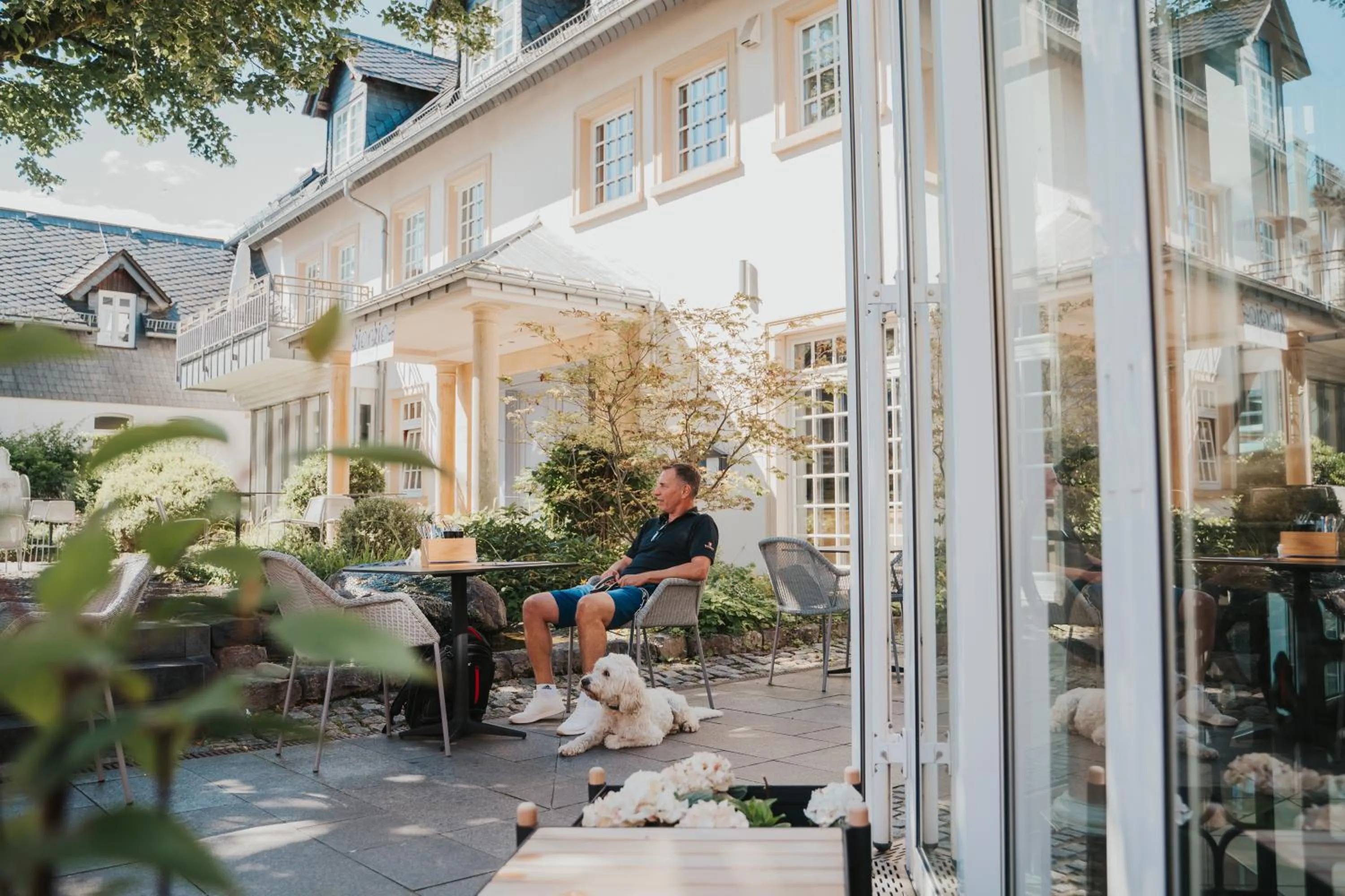 Balcony/Terrace in Hotel Hofgut Georgenthal
