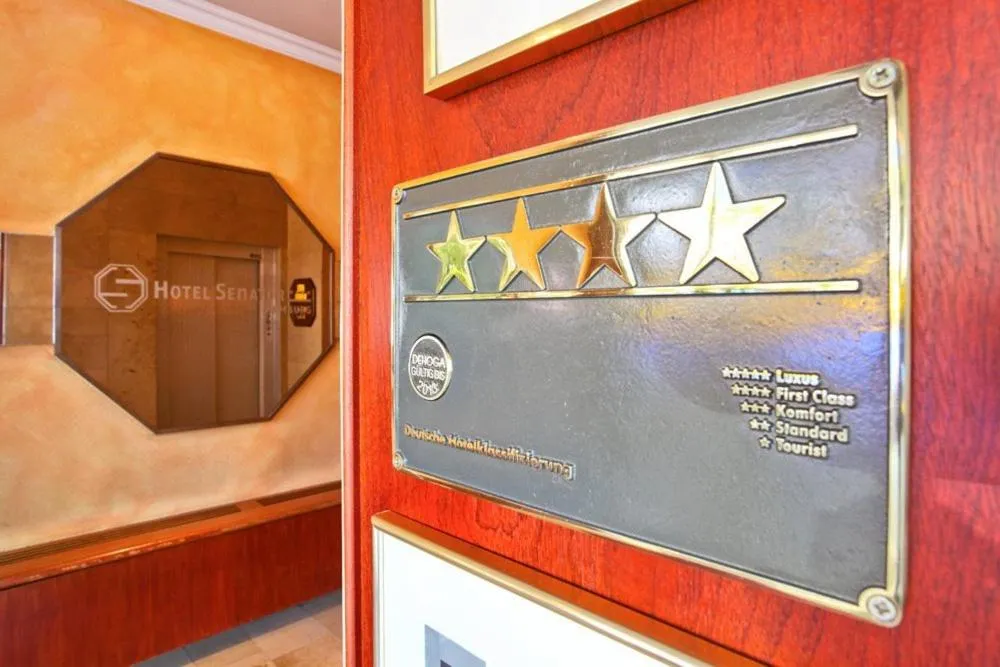 Logo/Certificate/Sign in Hotel Senator Hamburg