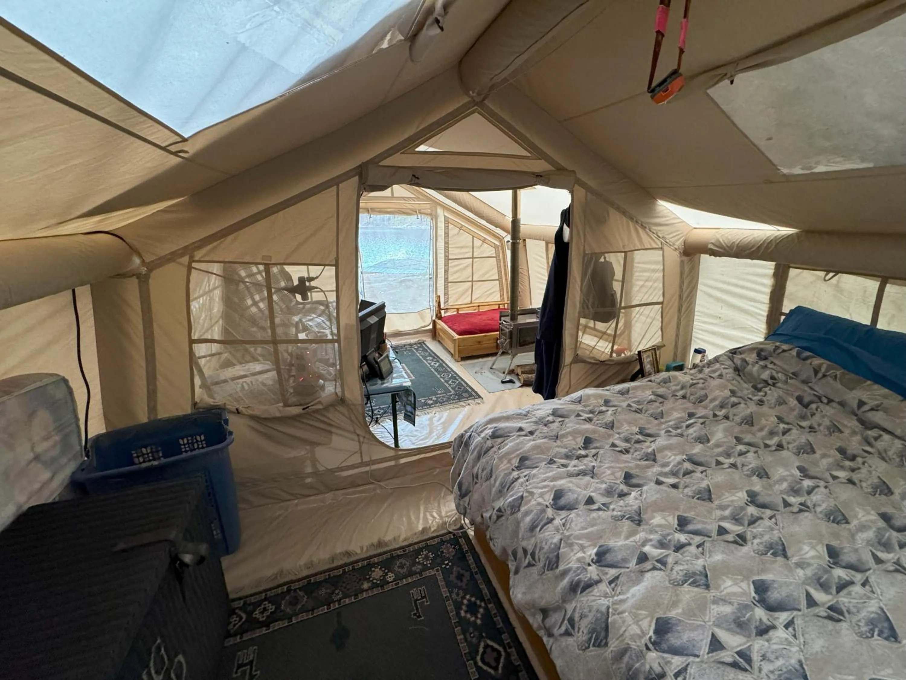 Bed in Yellow Dog Lodge, Inc.