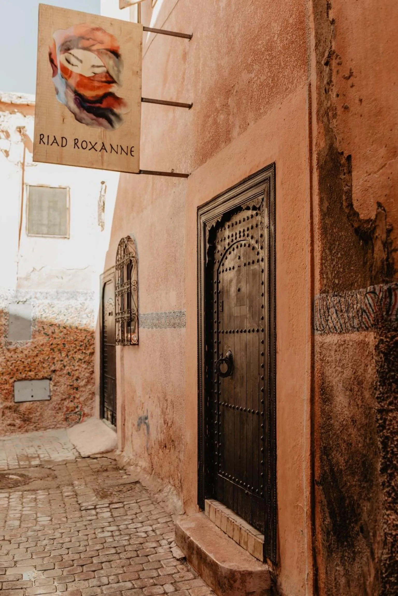 Facade/entrance in Riad Roxanne