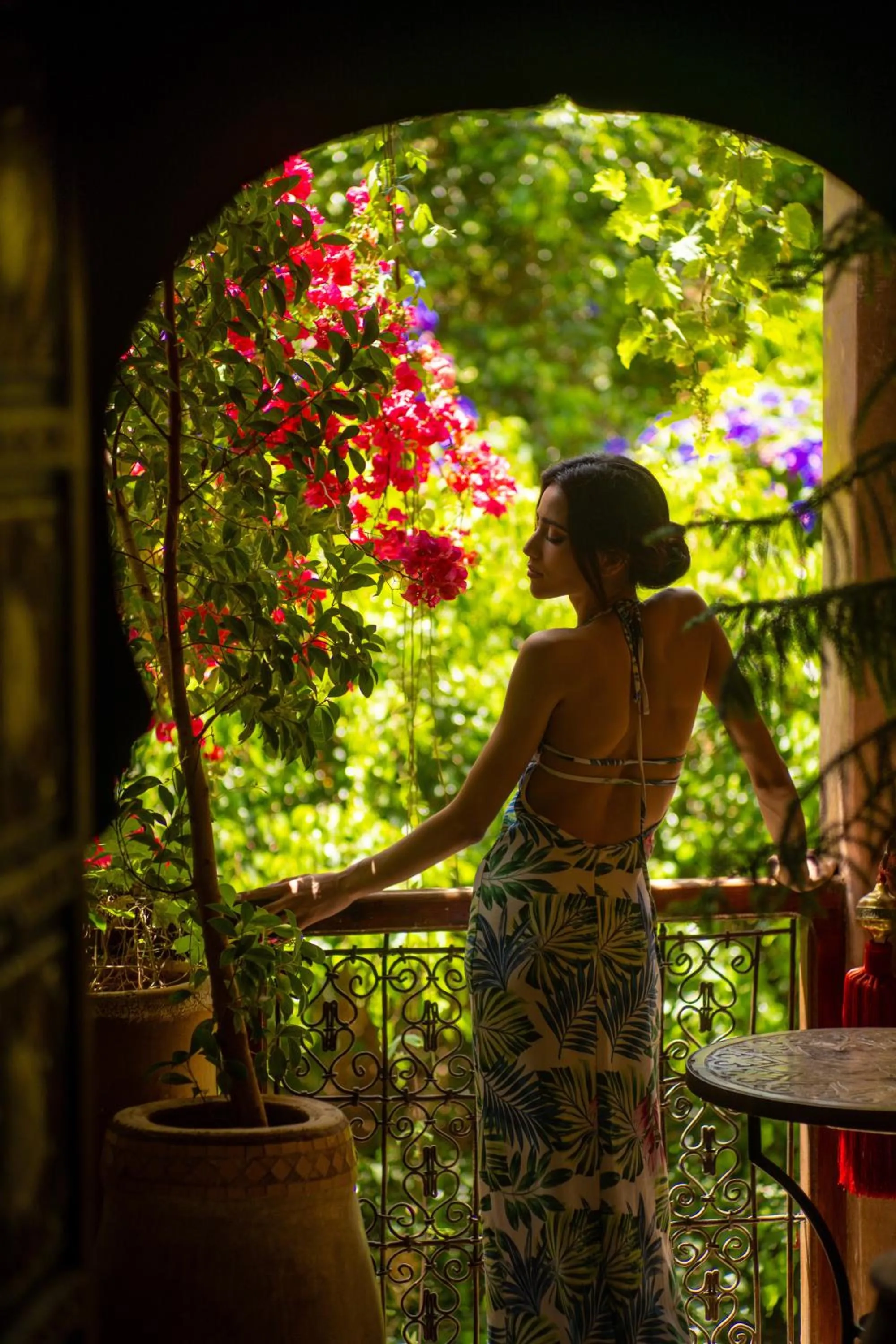Garden in Riad Roxanne