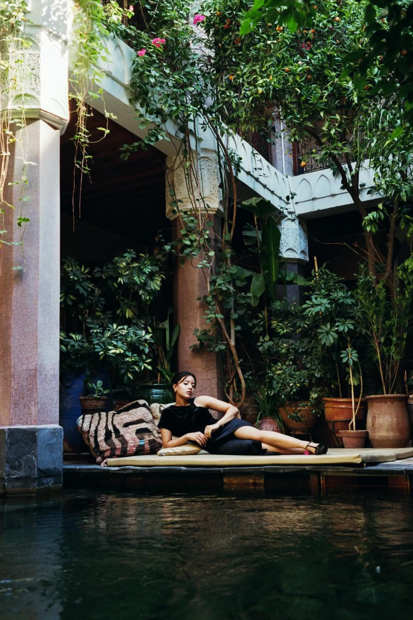 Garden in Riad Roxanne