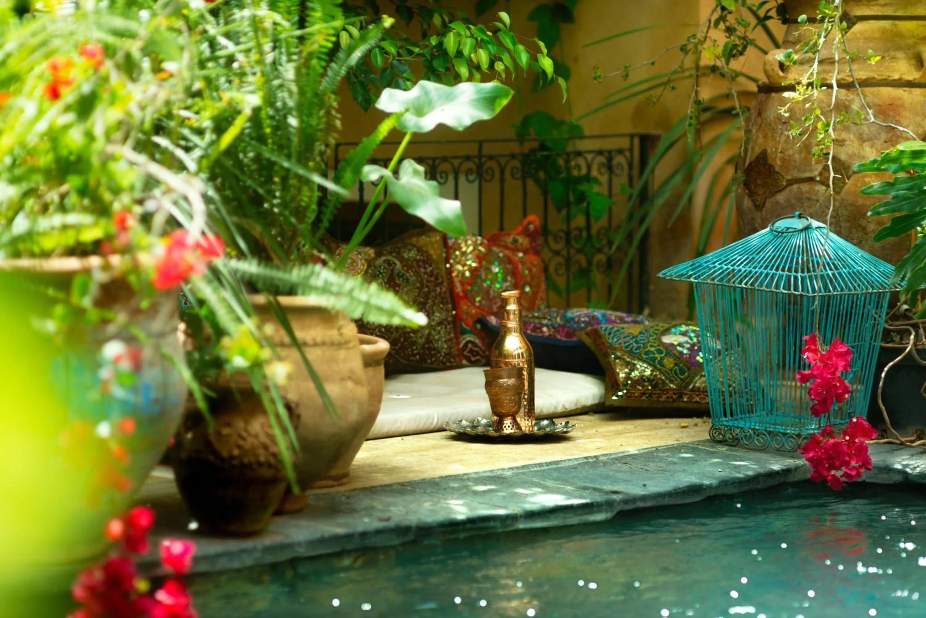 Patio in Riad Roxanne