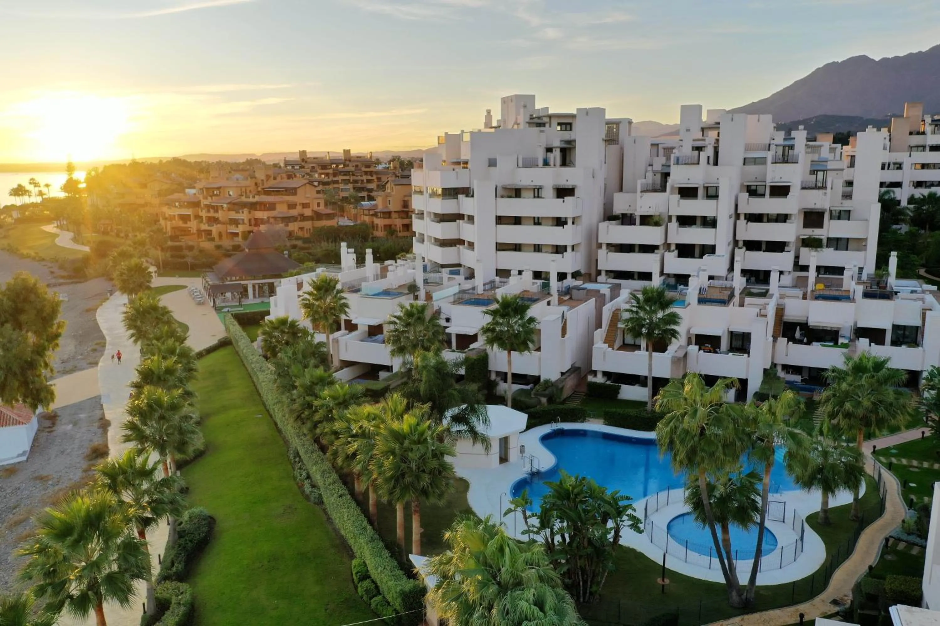 Pool view in Bahía Boutique Apartments