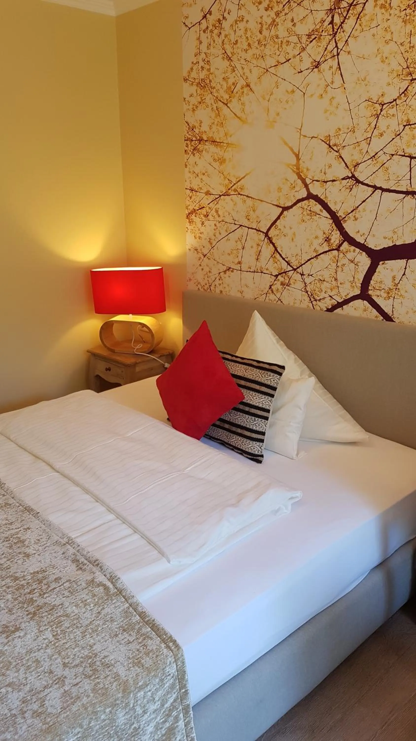 Bed in Hotel Villa Verde