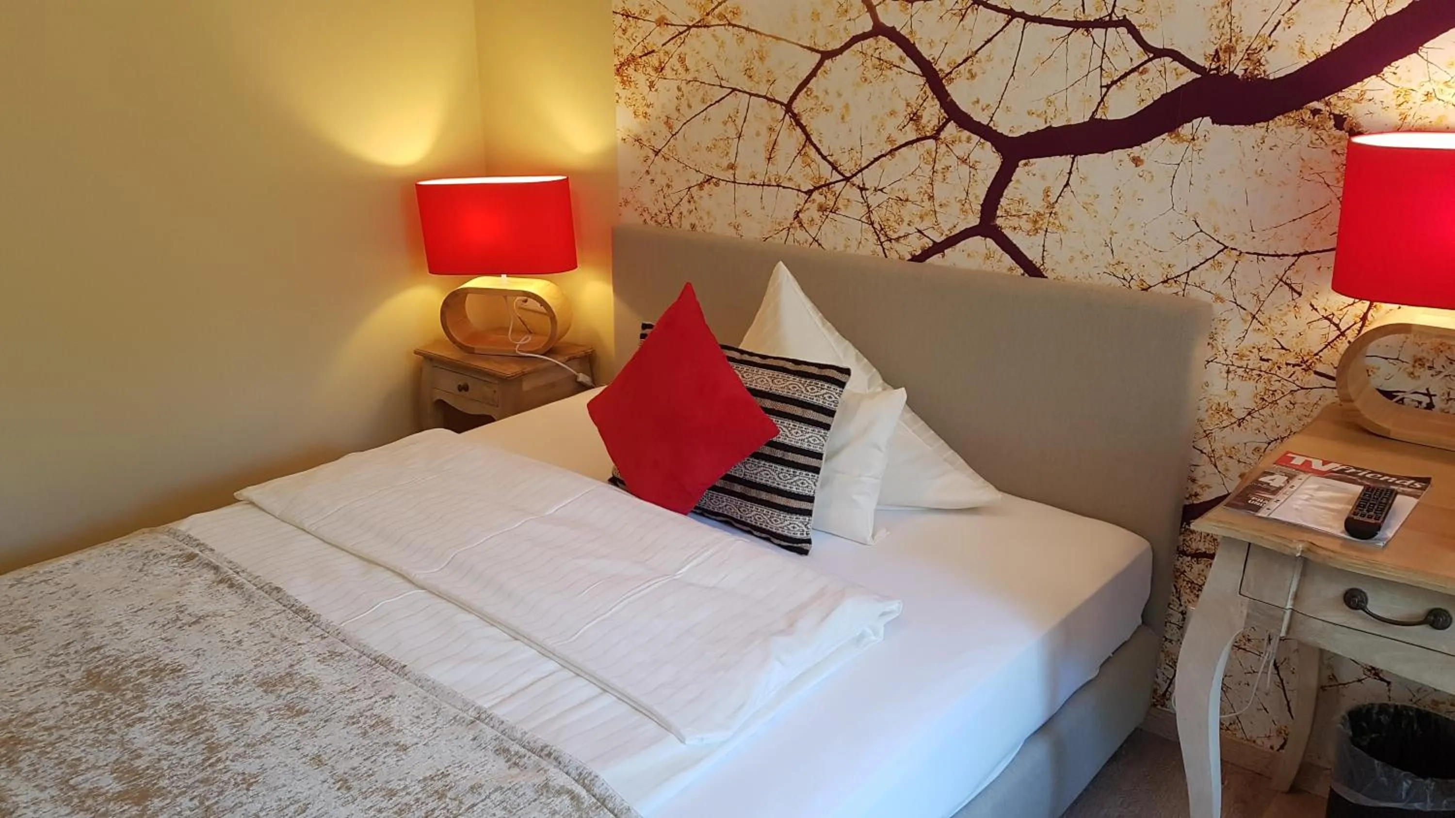 Bed in Hotel Villa Verde