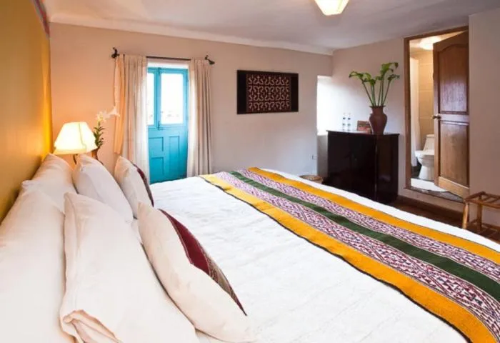 Bed in Pisac Inn