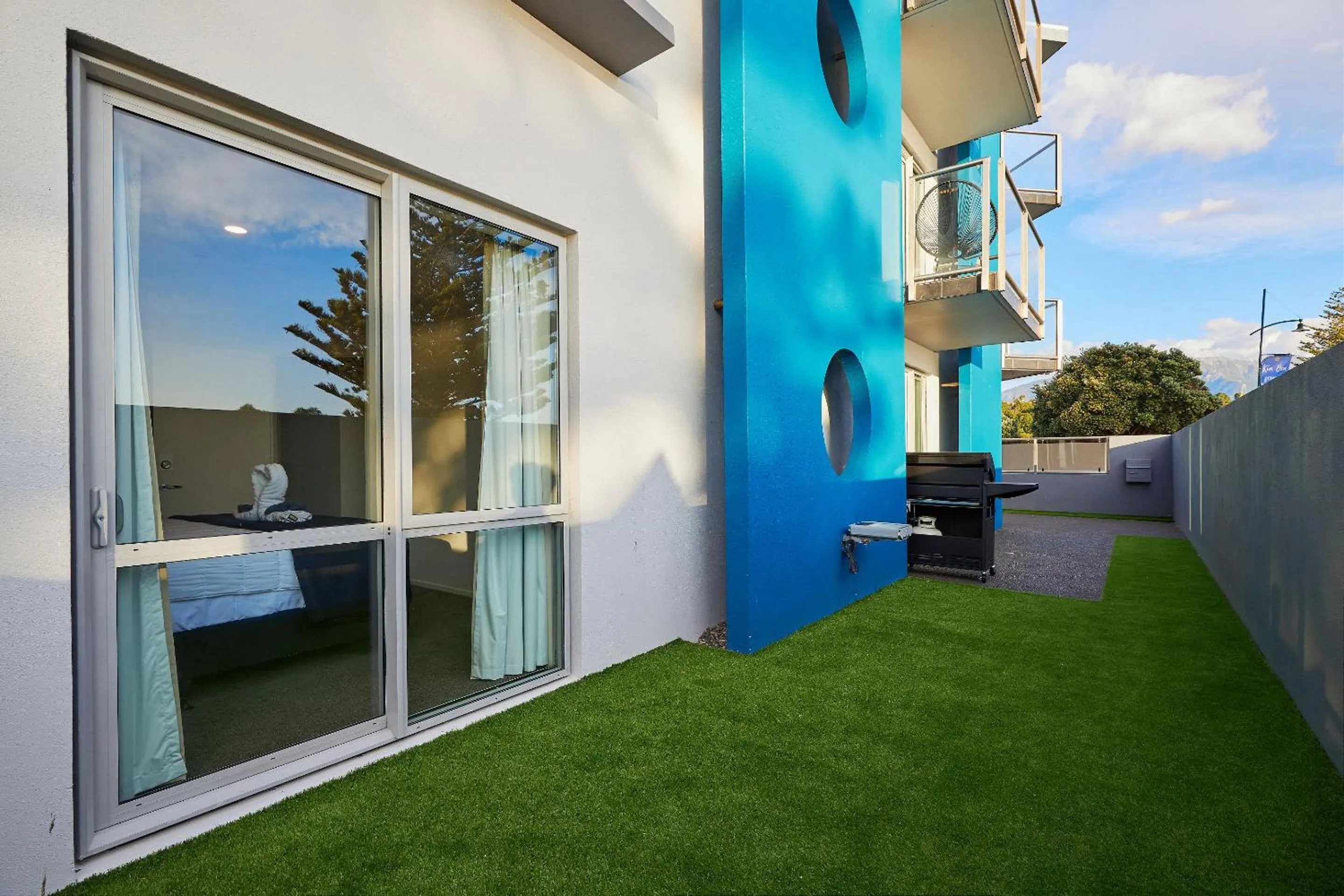 Balcony/Terrace in Kaikoura Luxury Apartments - Formerly Waves Luxury Apartments