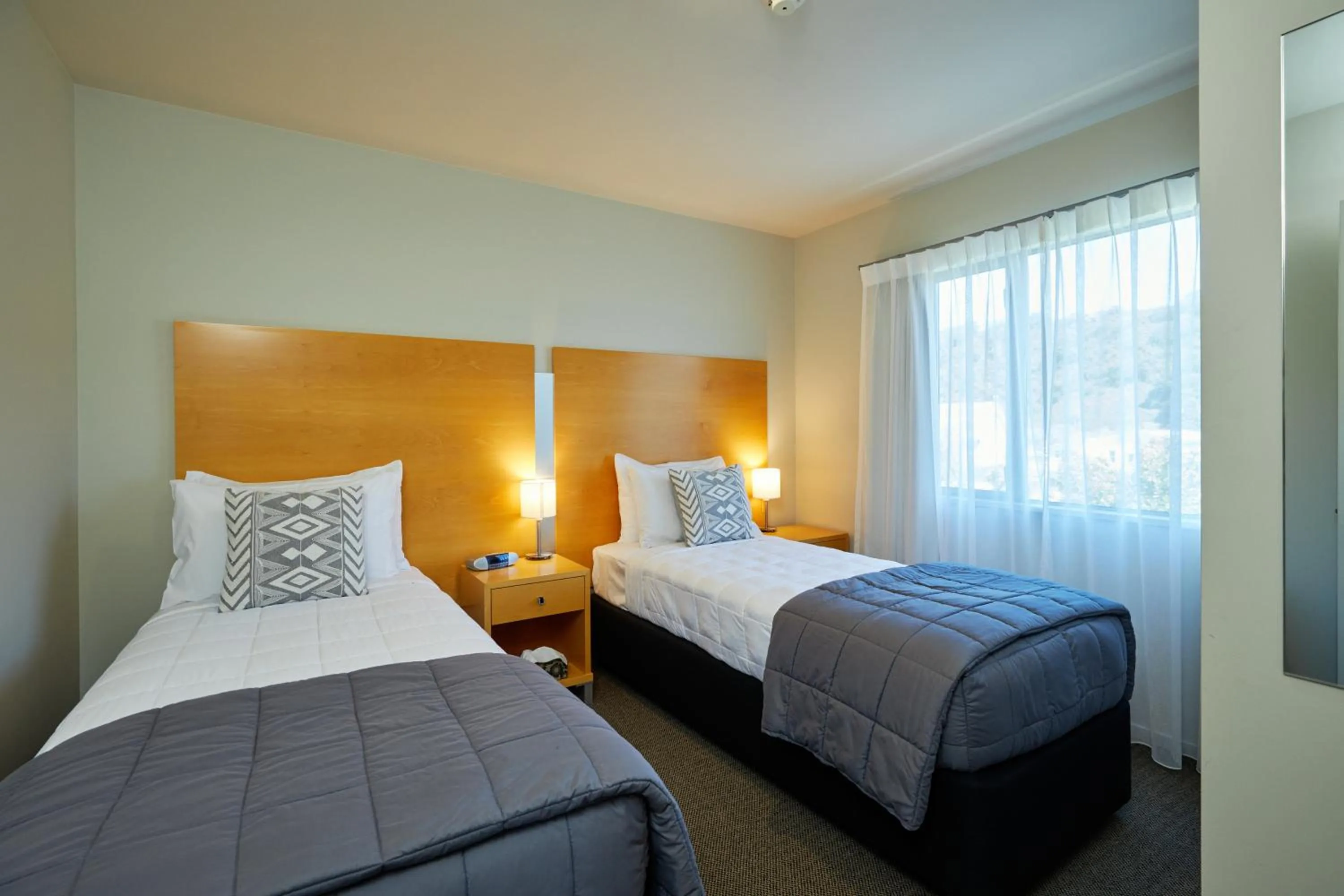 Bedroom, Bed in Kaikoura Luxury Apartments - Formerly Waves Luxury Apartments