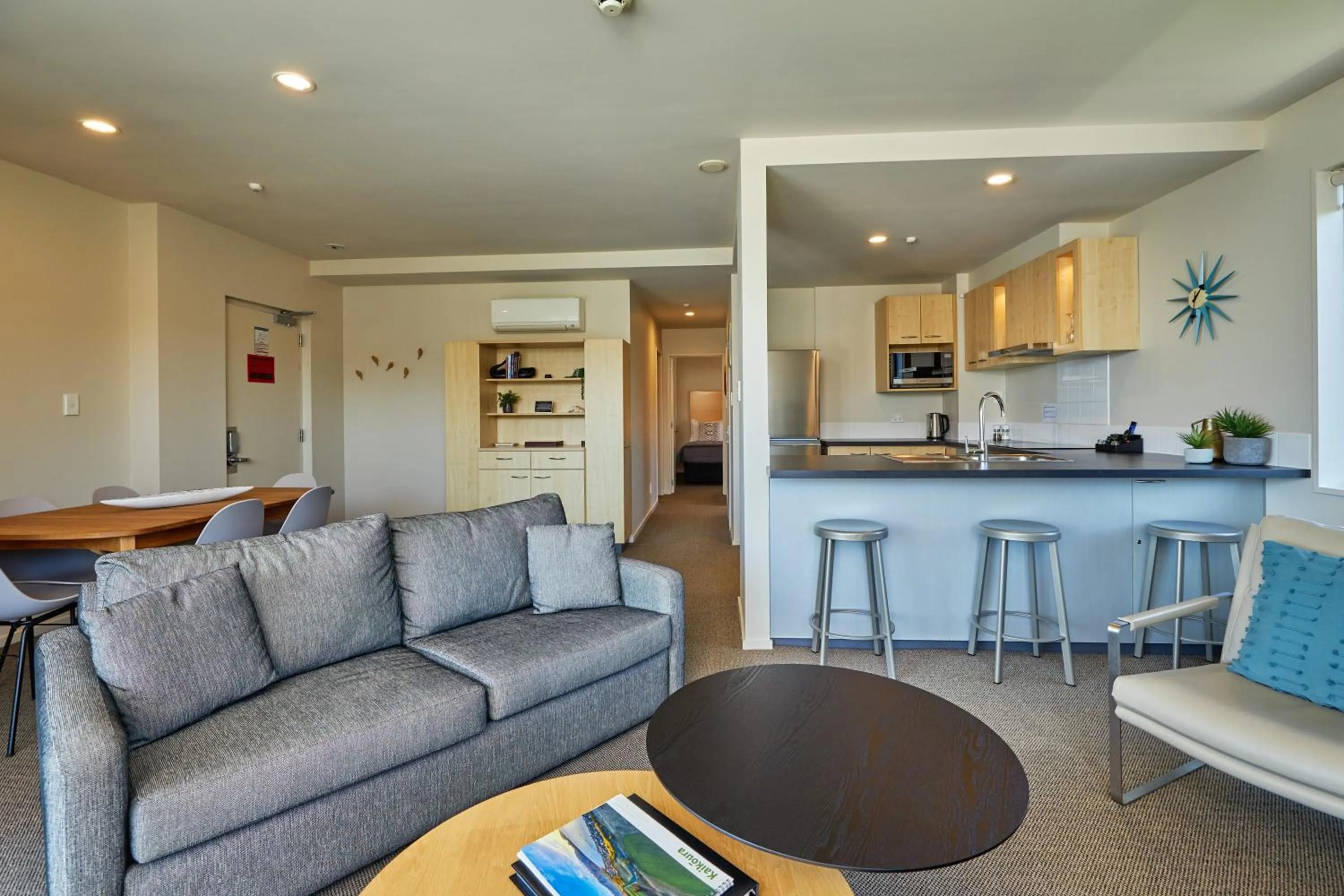 Living room in Kaikoura Luxury Apartments - Formerly Waves Luxury Apartments