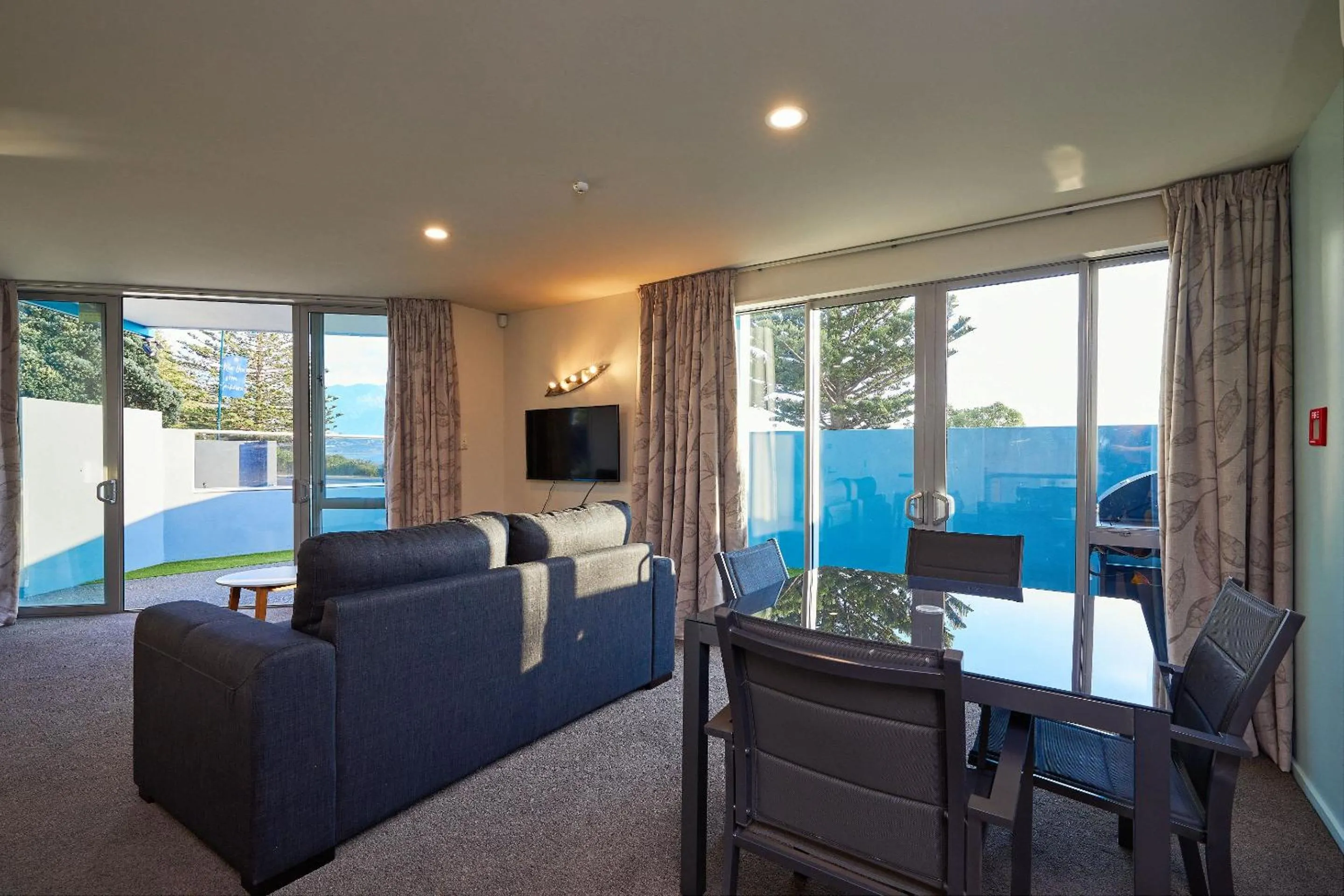 Living room in Kaikoura Luxury Apartments - Formerly Waves Luxury Apartments