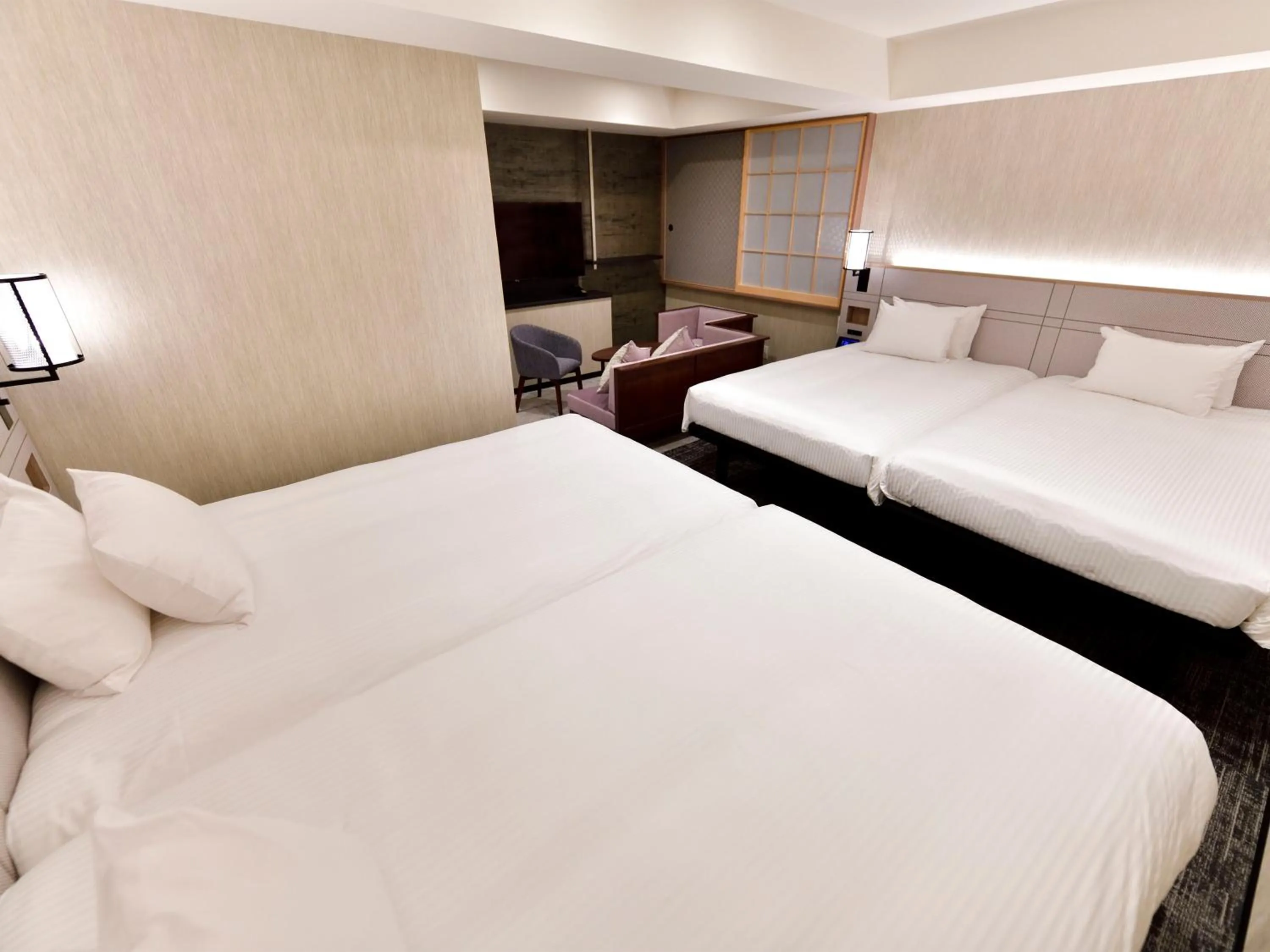 Bed in Asakusa Tobu Hotel