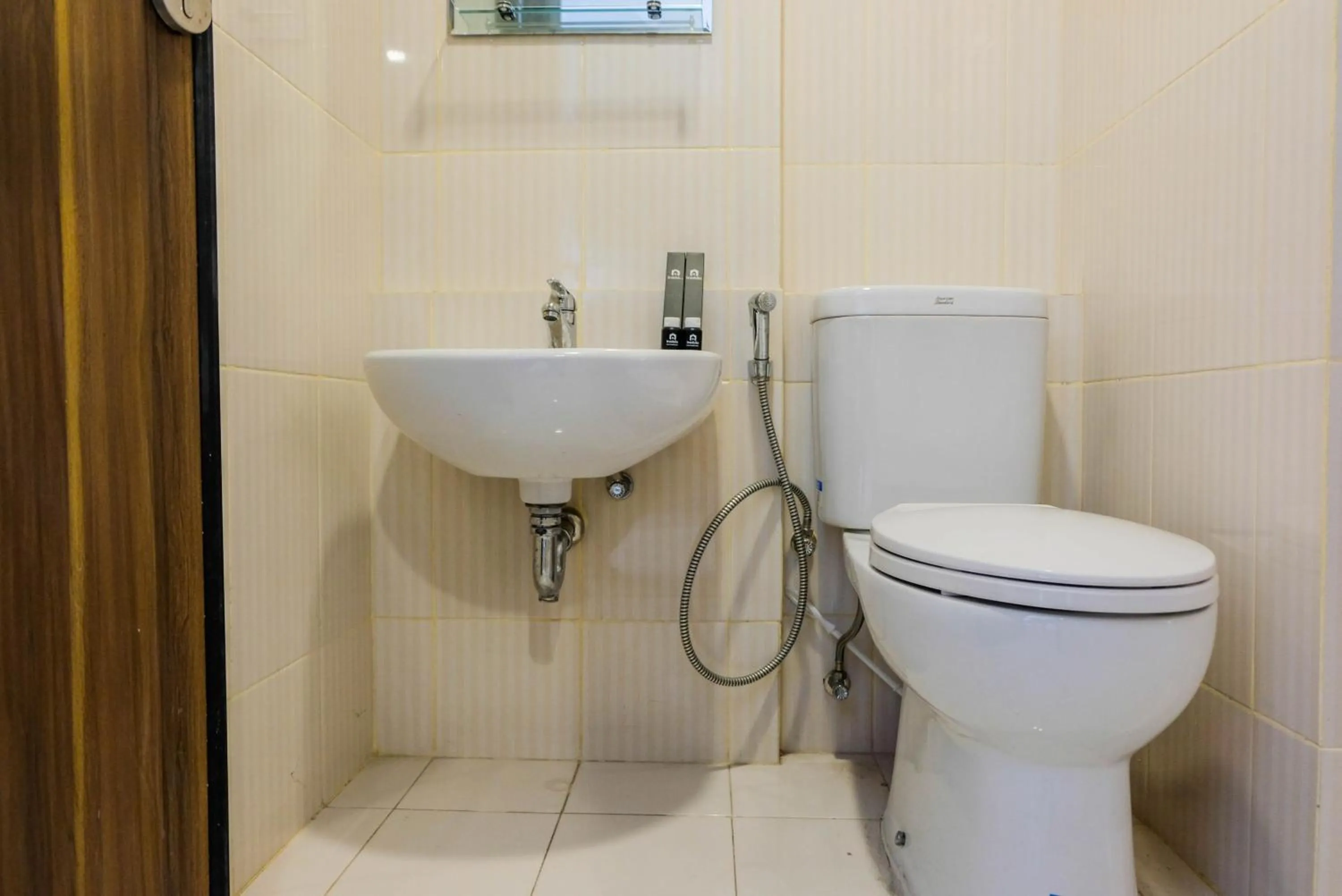 Bathroom in Highest Value Studio Room at Annora Living Apartment By Travelio