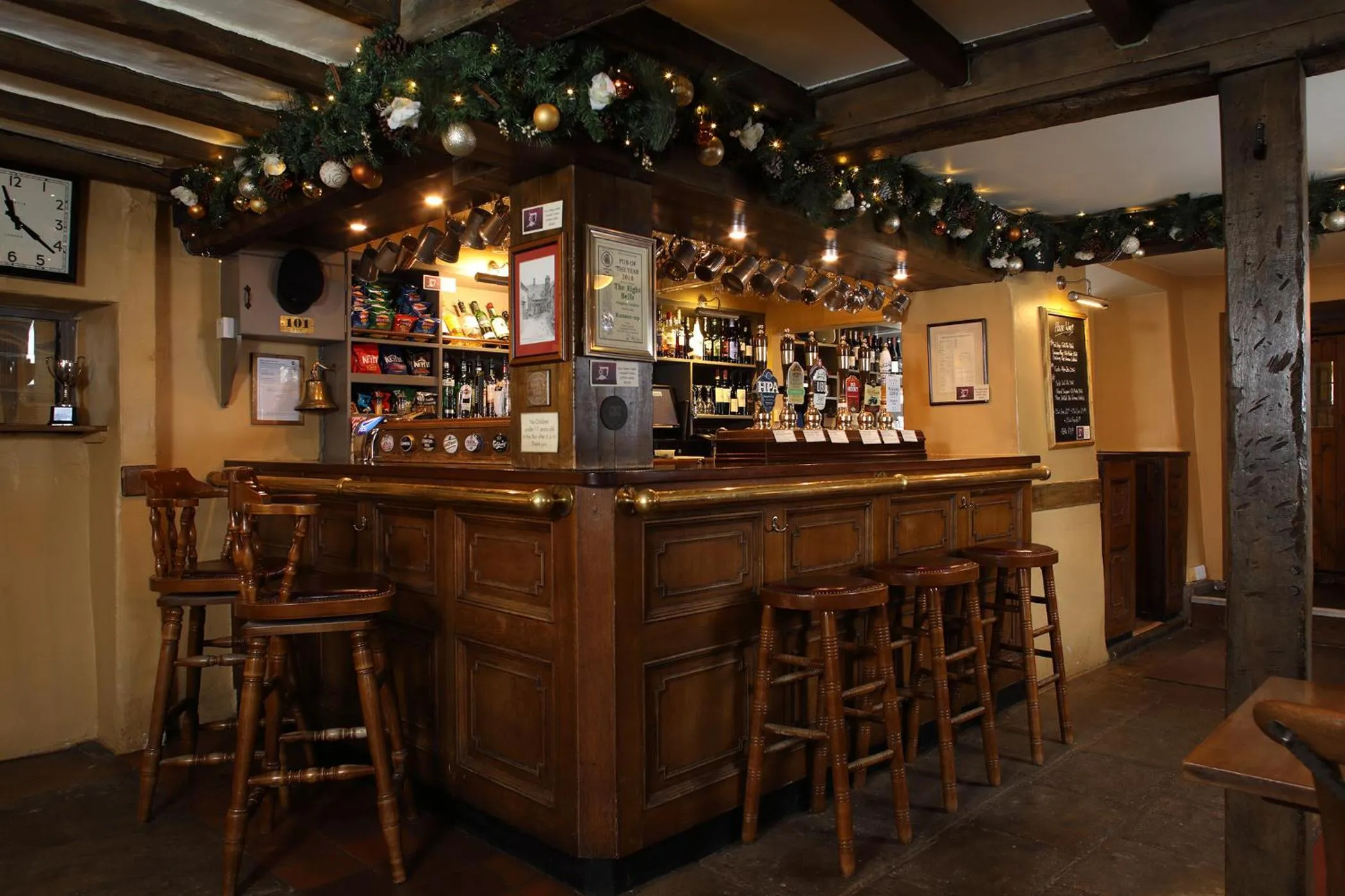 Winter in Eight Bells Inn