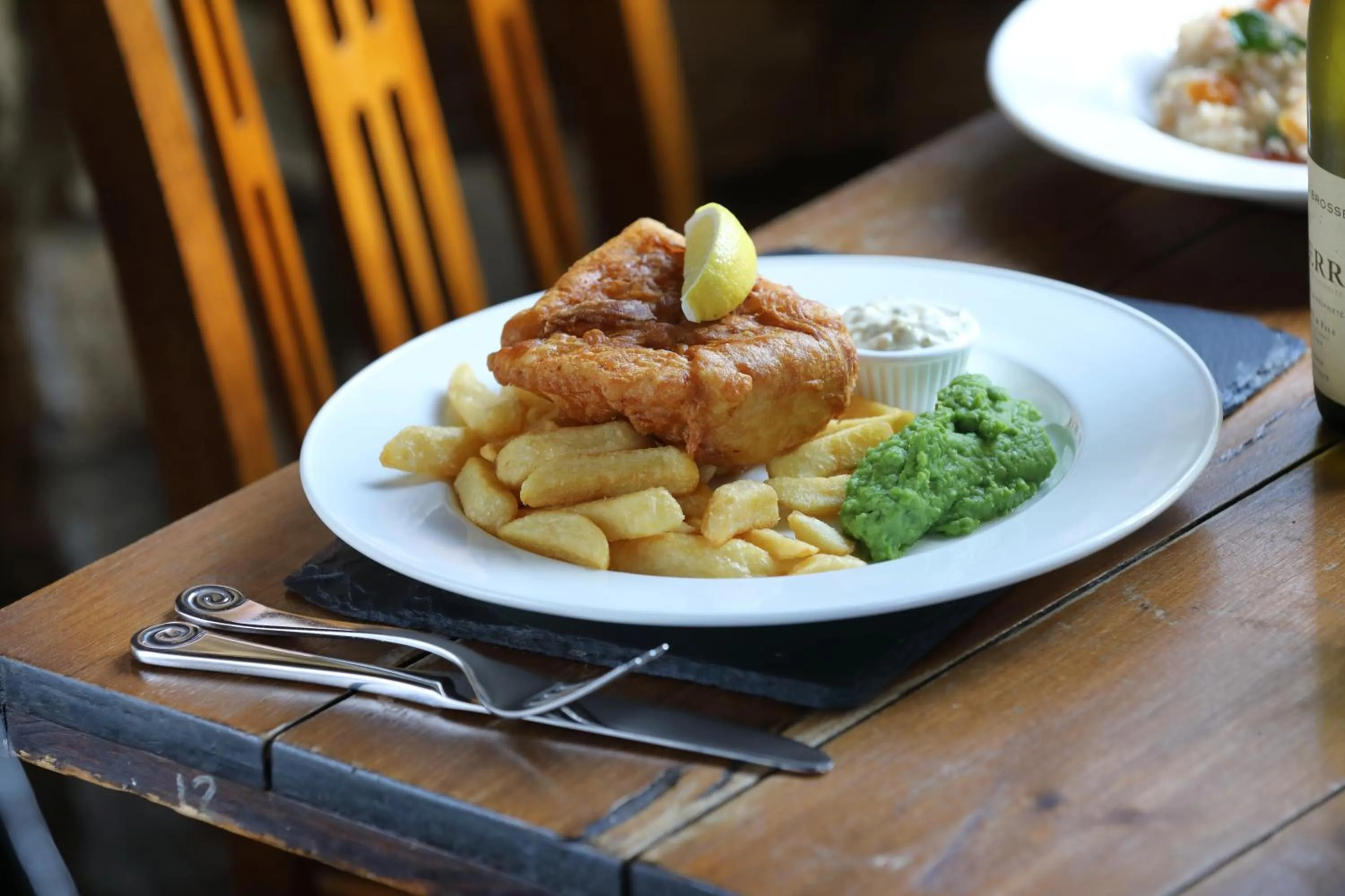 Food close-up in Eight Bells Inn