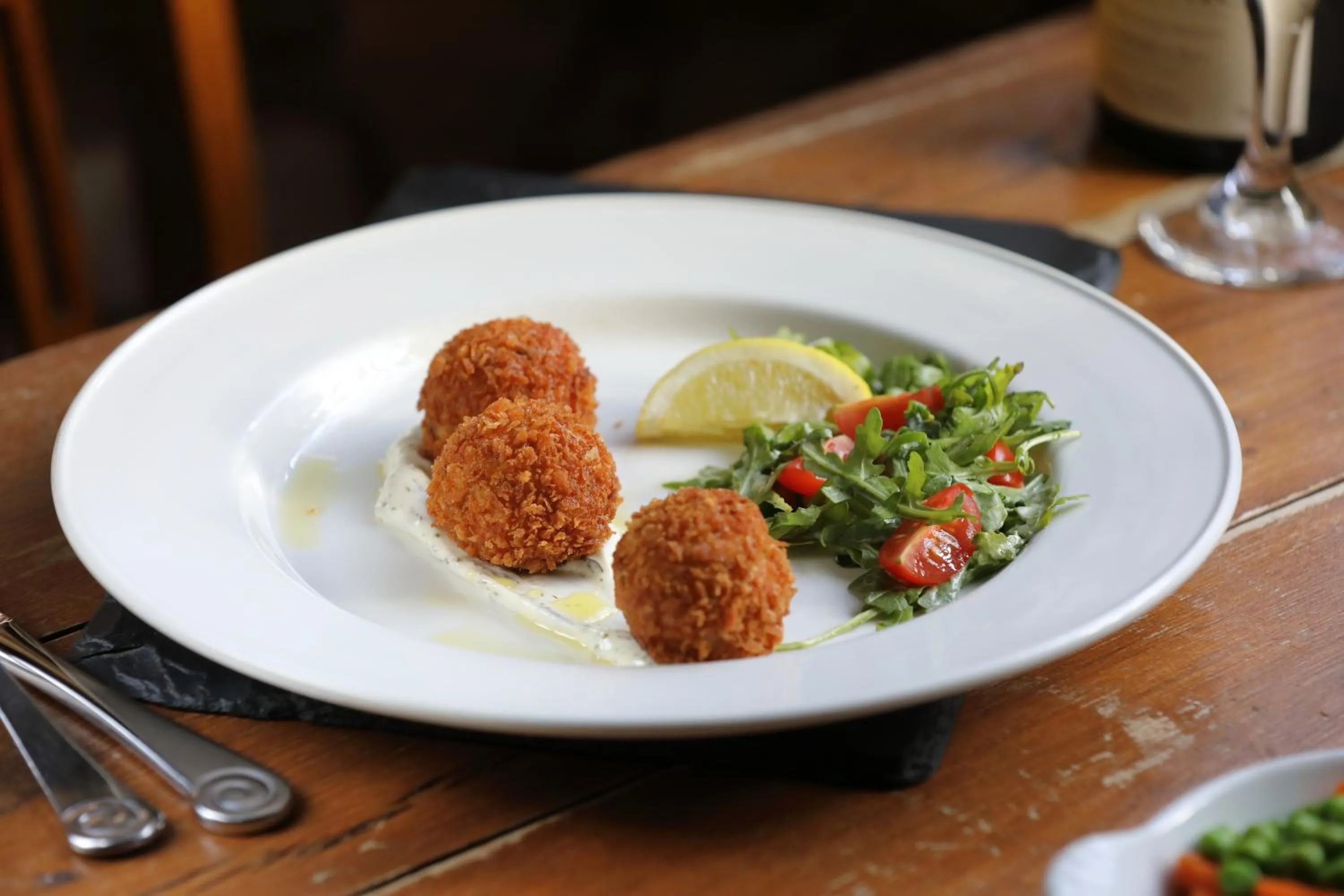 Food close-up in Eight Bells Inn