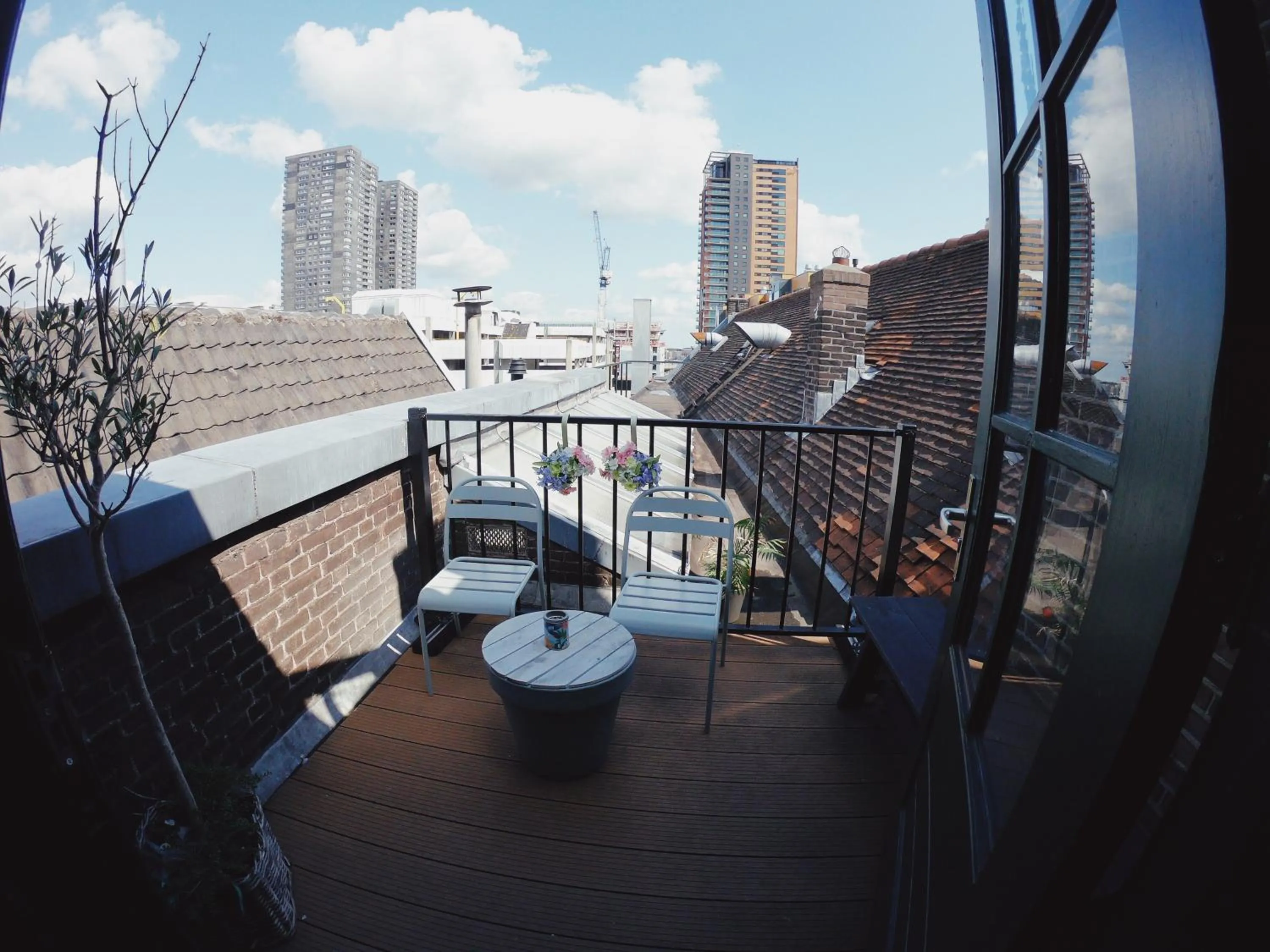 Balcony/Terrace in Hostel ROOM Rotterdam