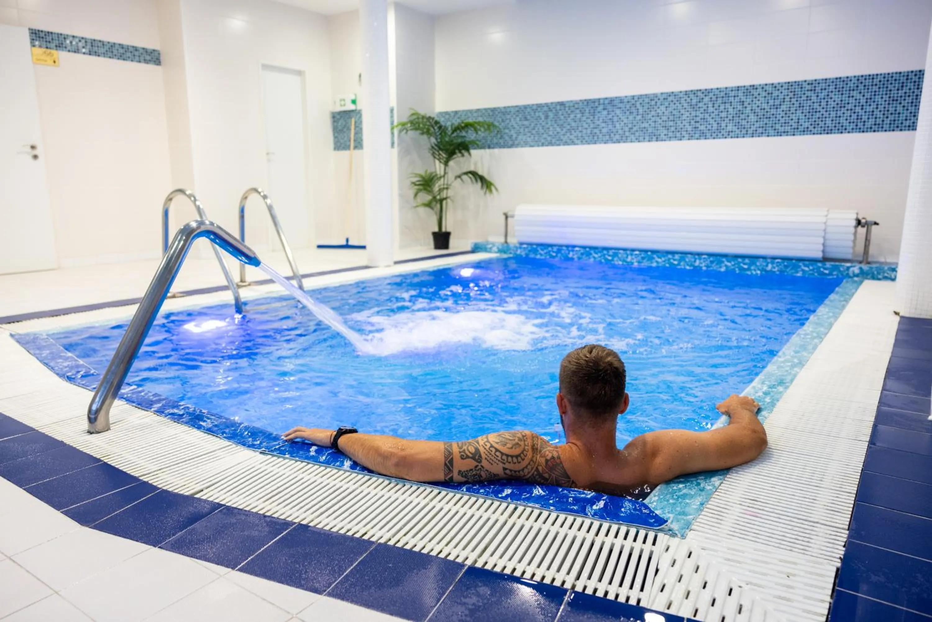 Pool view in Pytloun Wellness Hotel Hasištejn