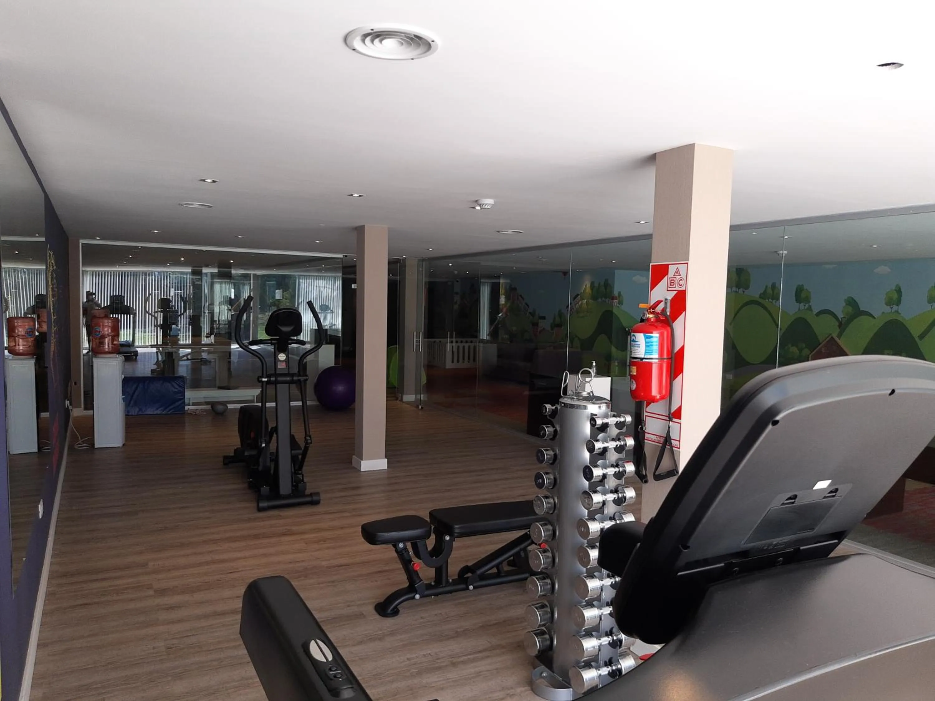 Fitness centre/facilities in Howard Johnson Plaza & Convention Center Spa La Plata