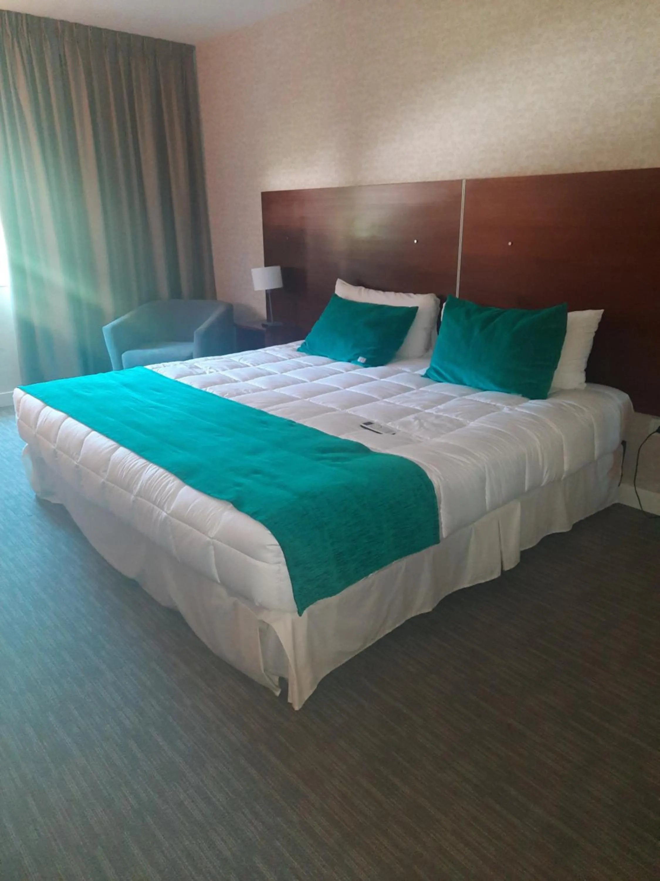 Bed in Howard Johnson Plaza & Convention Center Spa La Plata