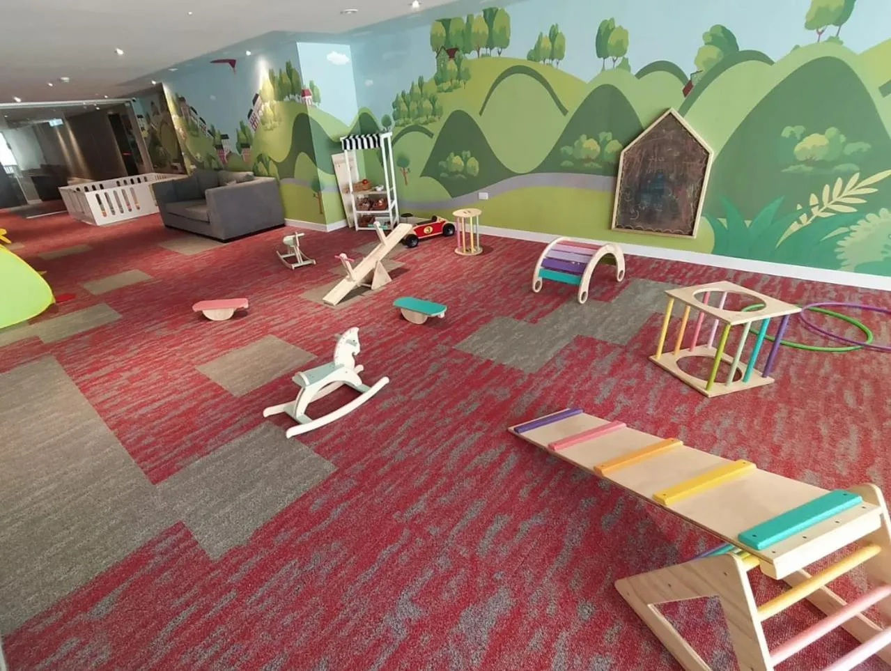 Children play ground in Howard Johnson Plaza & Convention Center Spa La Plata