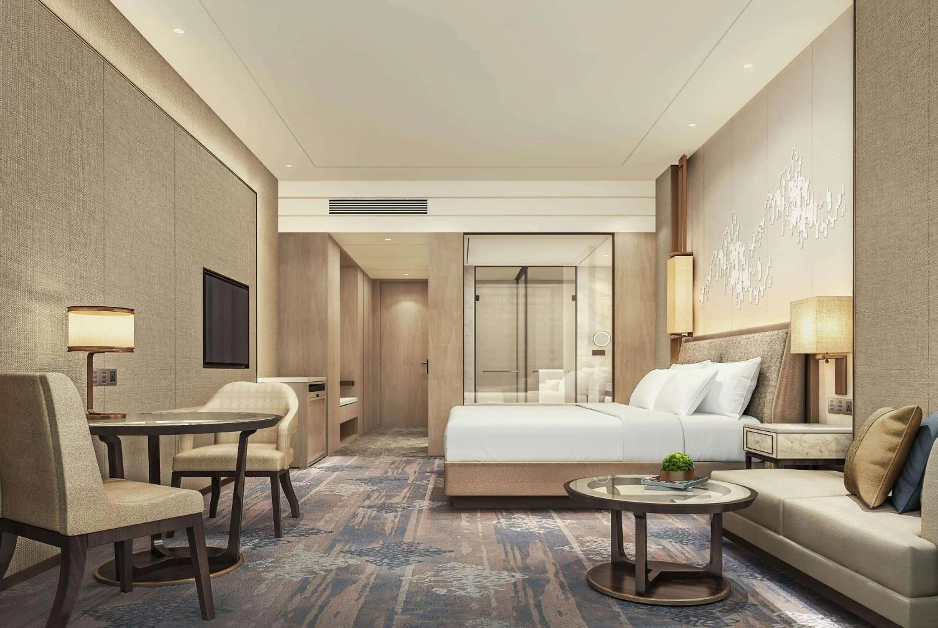 Photo of the whole room in Wyndham Baise Resort