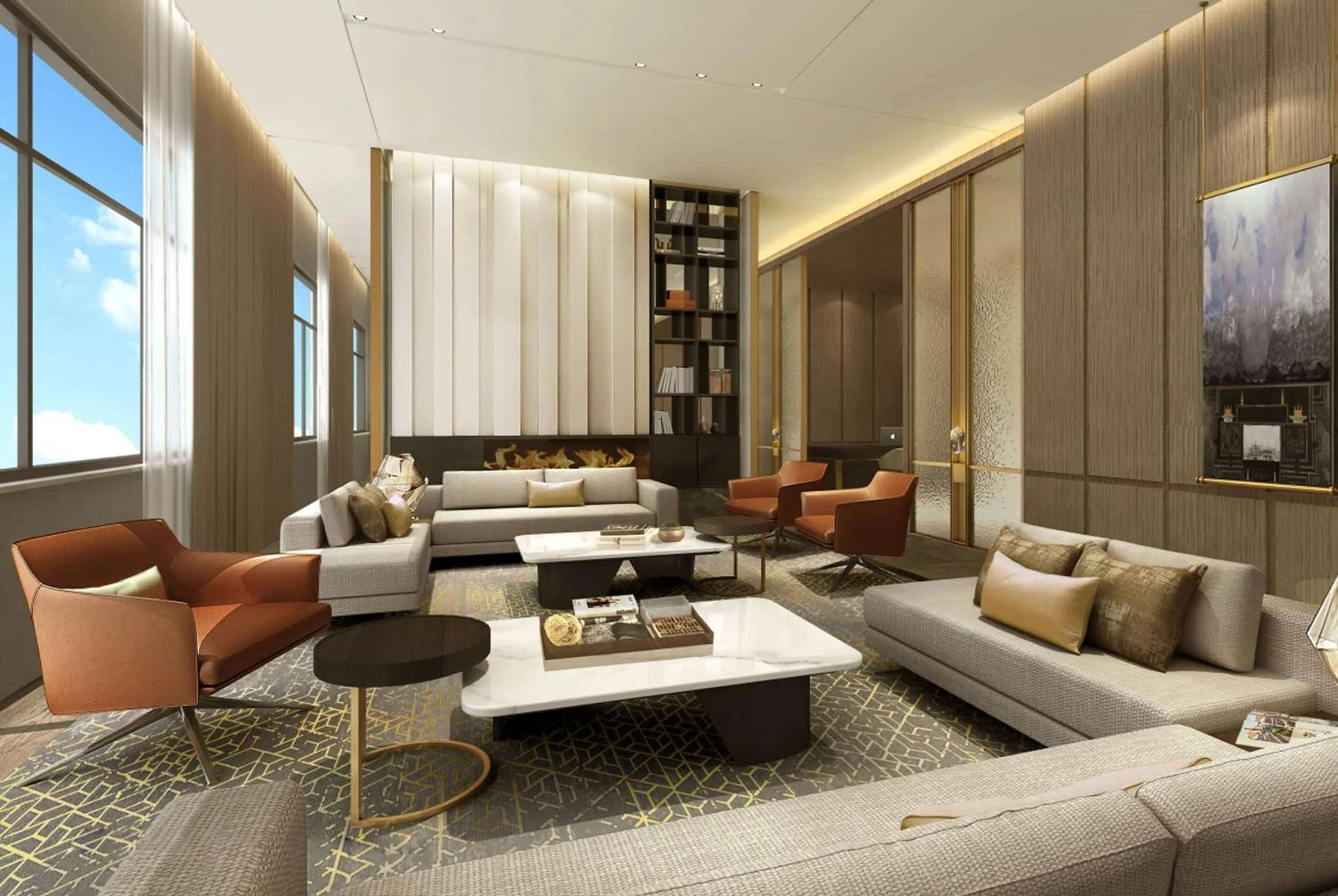 Lounge or bar, Seating Area in Wyndham Baise Resort