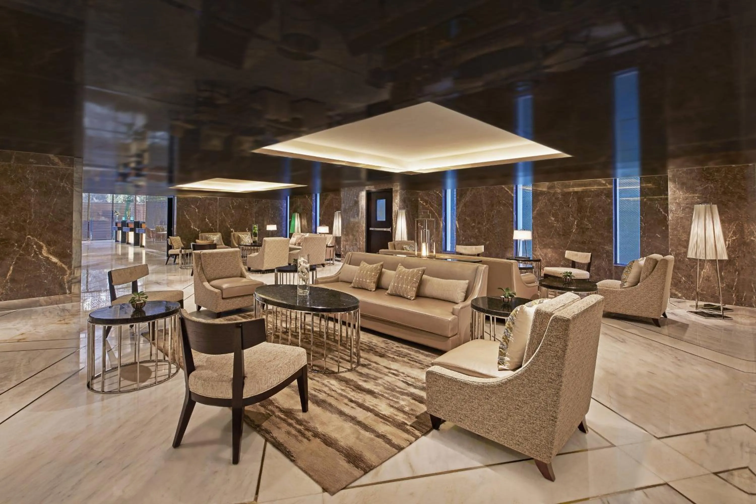 Lobby or reception in Renaissance Dhaka Gulshan Hotel