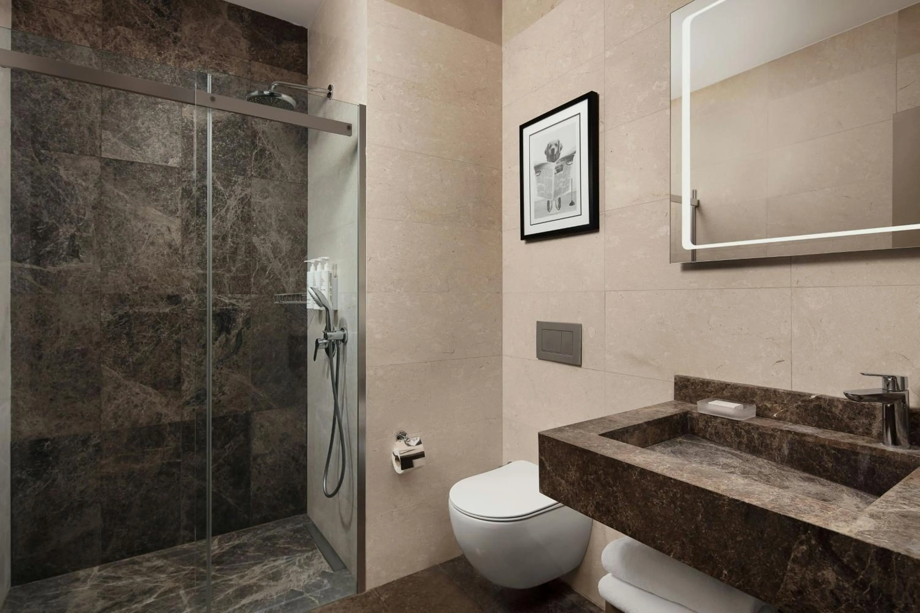 Bathroom in Delta Hotels by Marriott Istanbul Vadi