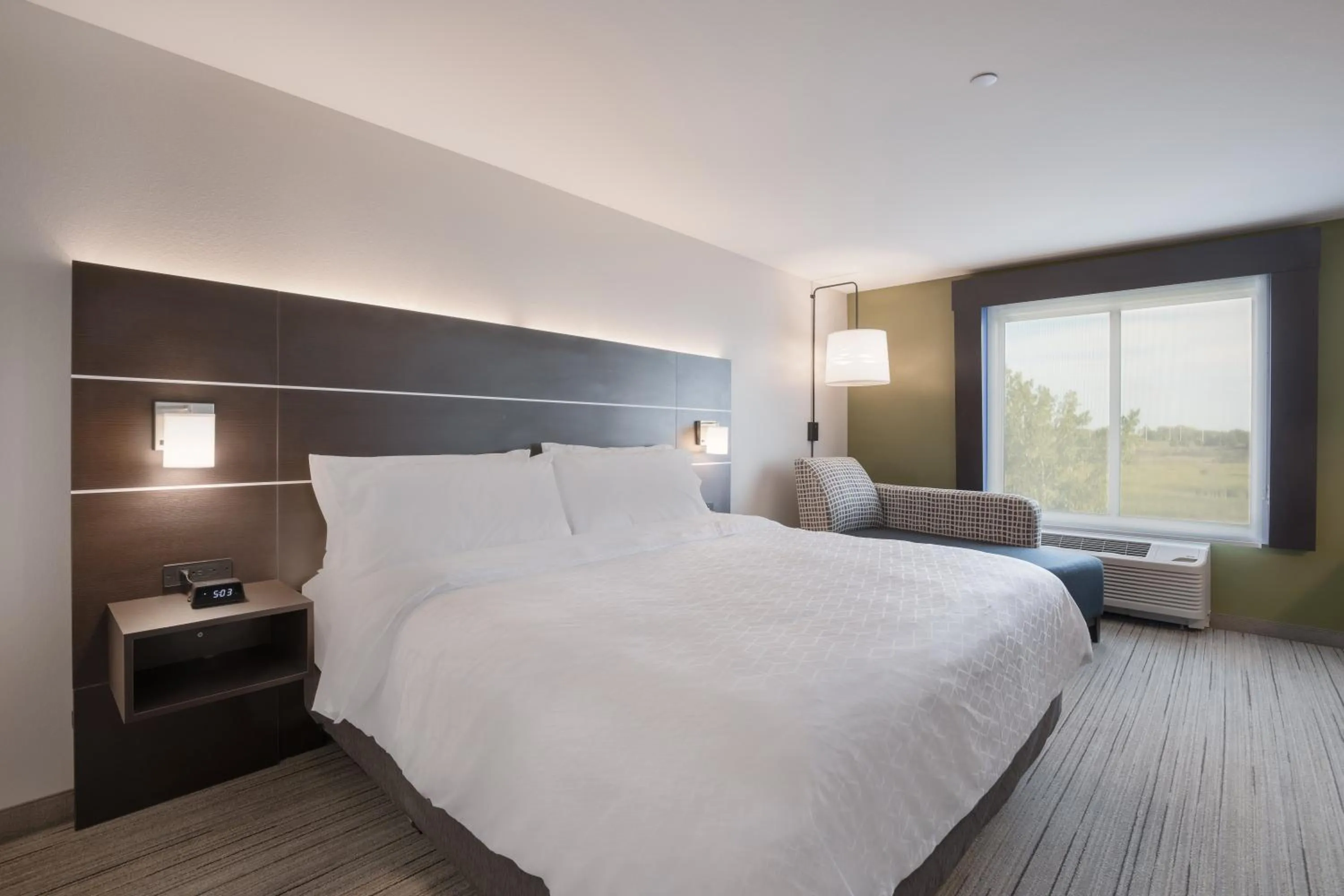 Photo of the whole room, Bed in Holiday Inn Express & Suites Chicago - Hoffman Estates by IHG