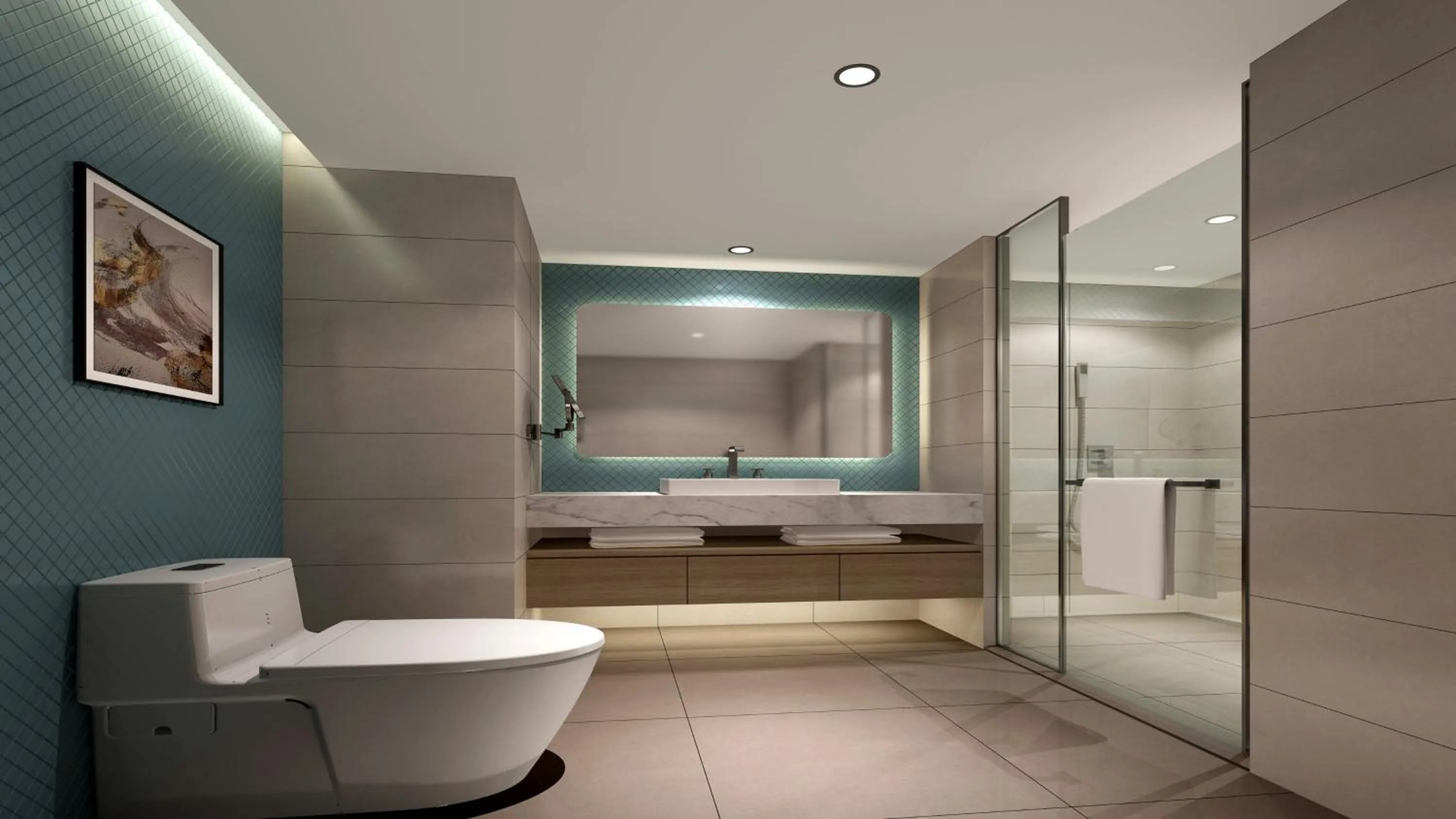 Bathroom in Holiday Inn Express Liaocheng Chiping by IHG